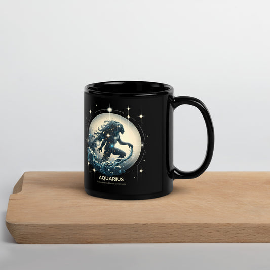 Aquarius Ethereal Depths Zodiac Mug