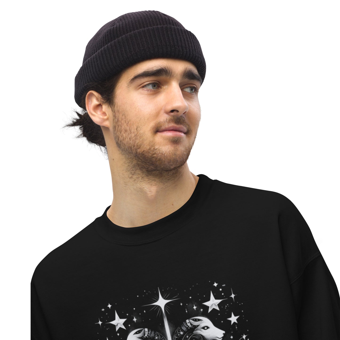 Gemini Cosmic Twins Unisex Sweatshirt