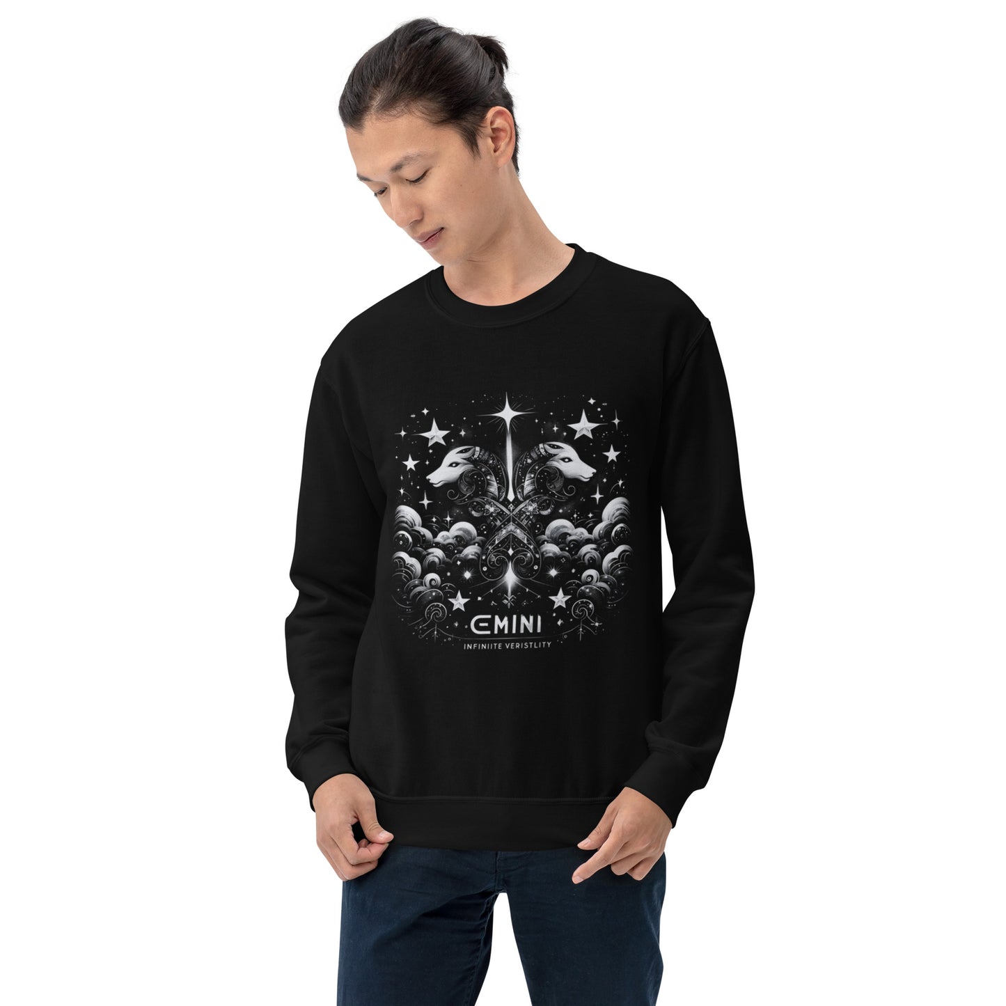 Gemini Cosmic Twins Unisex Sweatshirt