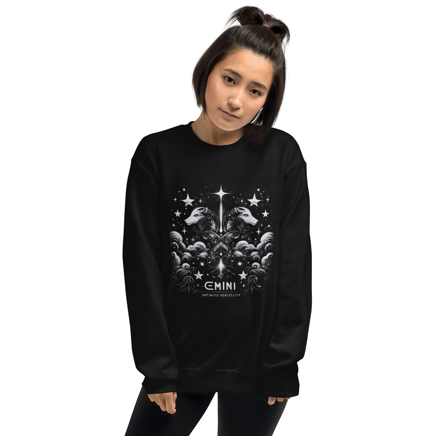 Gemini Cosmic Twins Unisex Sweatshirt