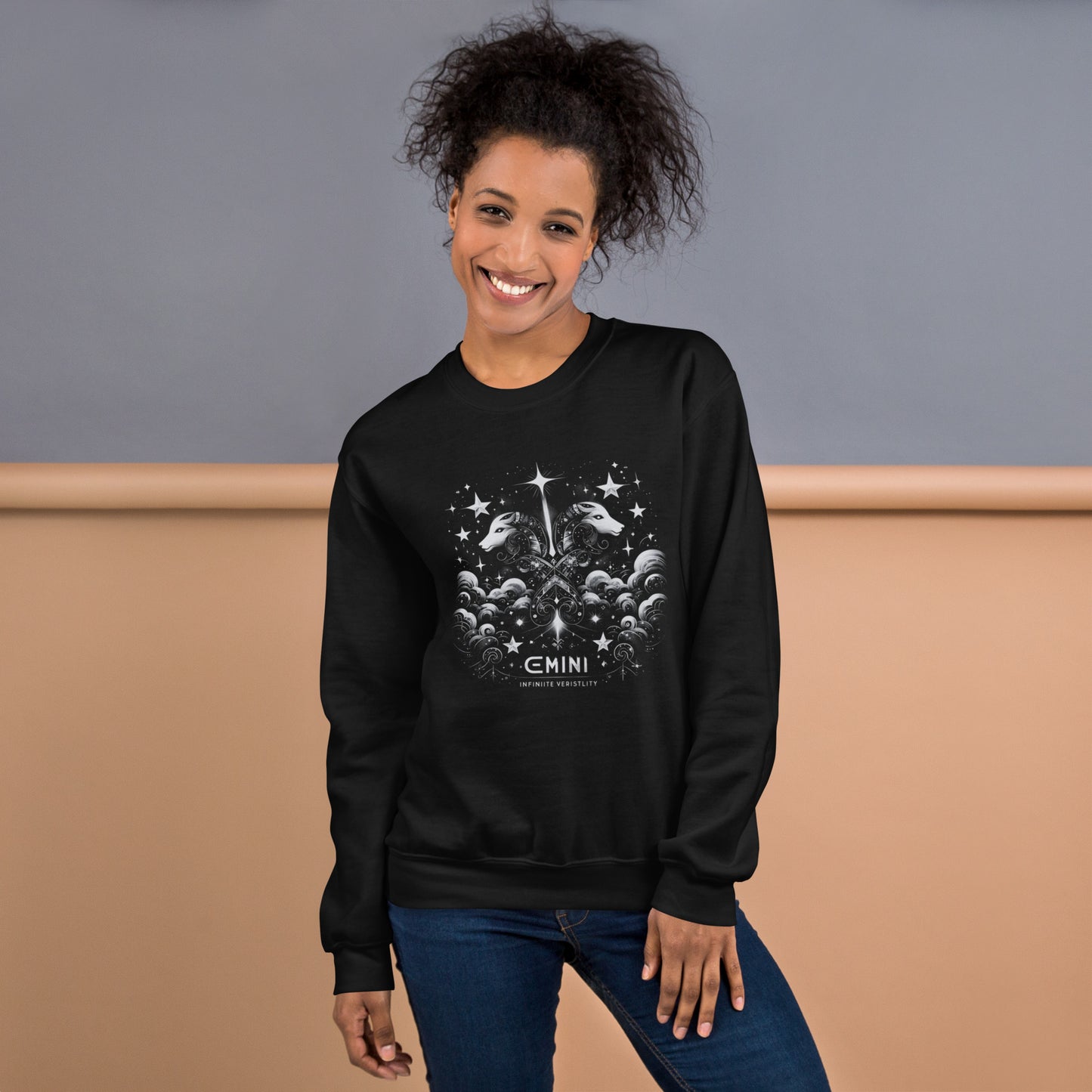 Gemini Cosmic Twins Unisex Sweatshirt