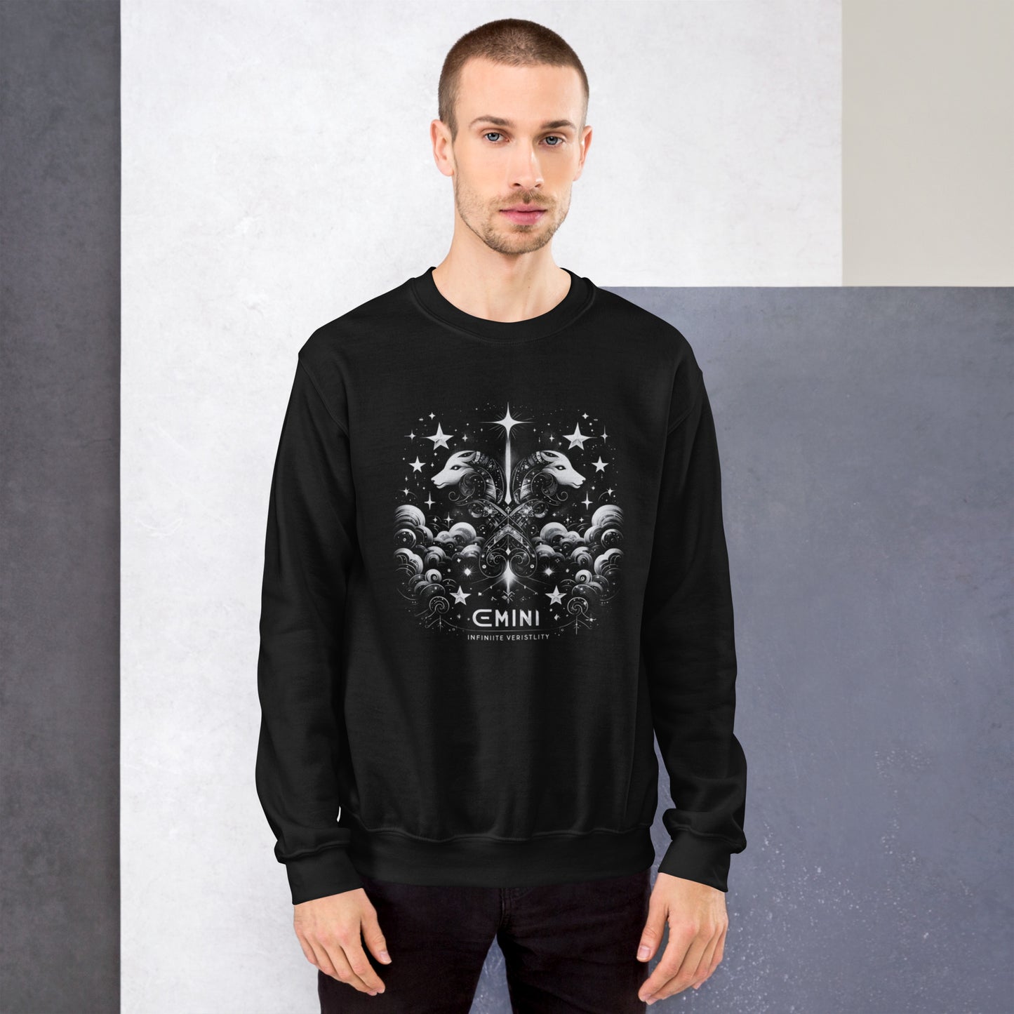 Gemini Cosmic Twins Unisex Sweatshirt