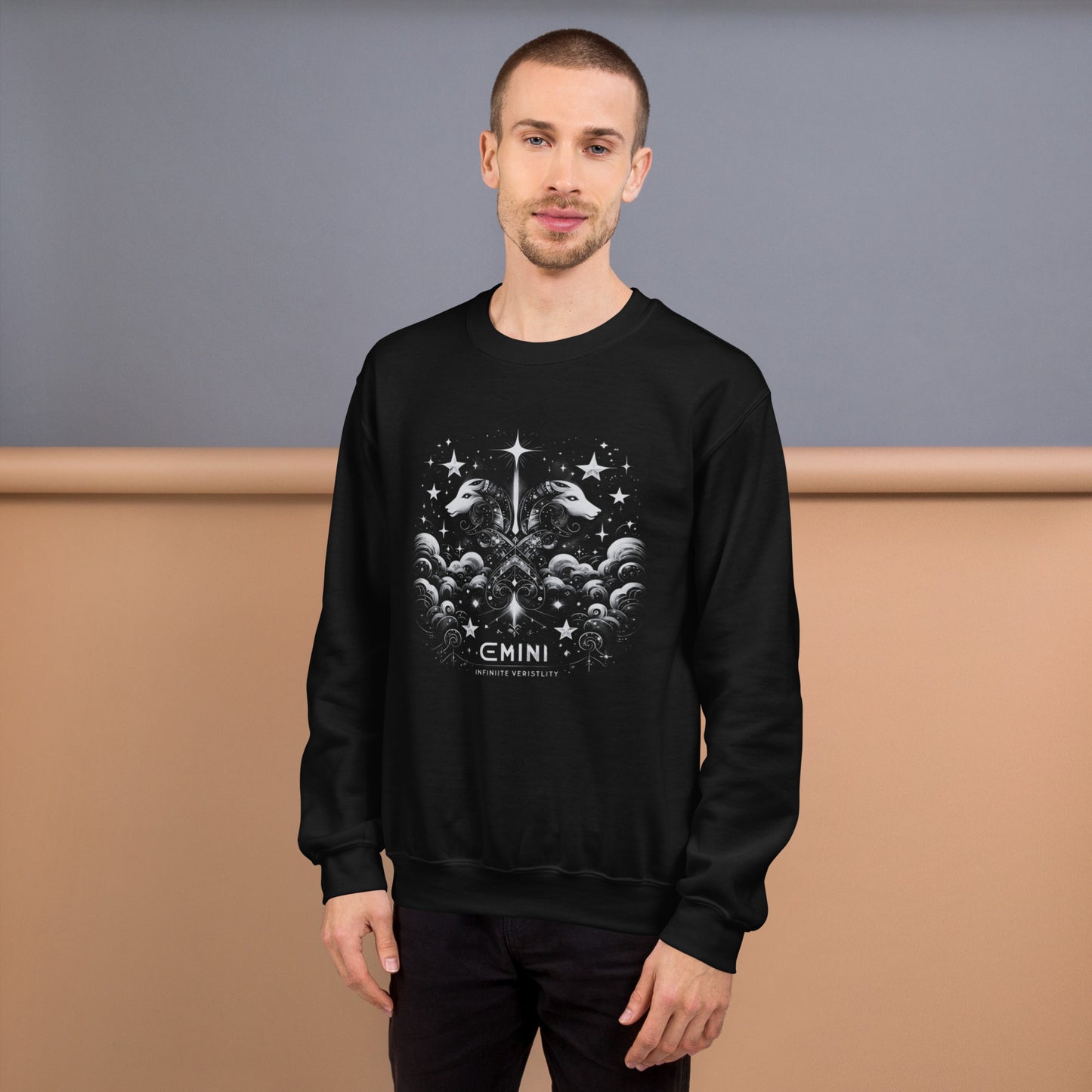 Gemini Cosmic Twins Unisex Sweatshirt