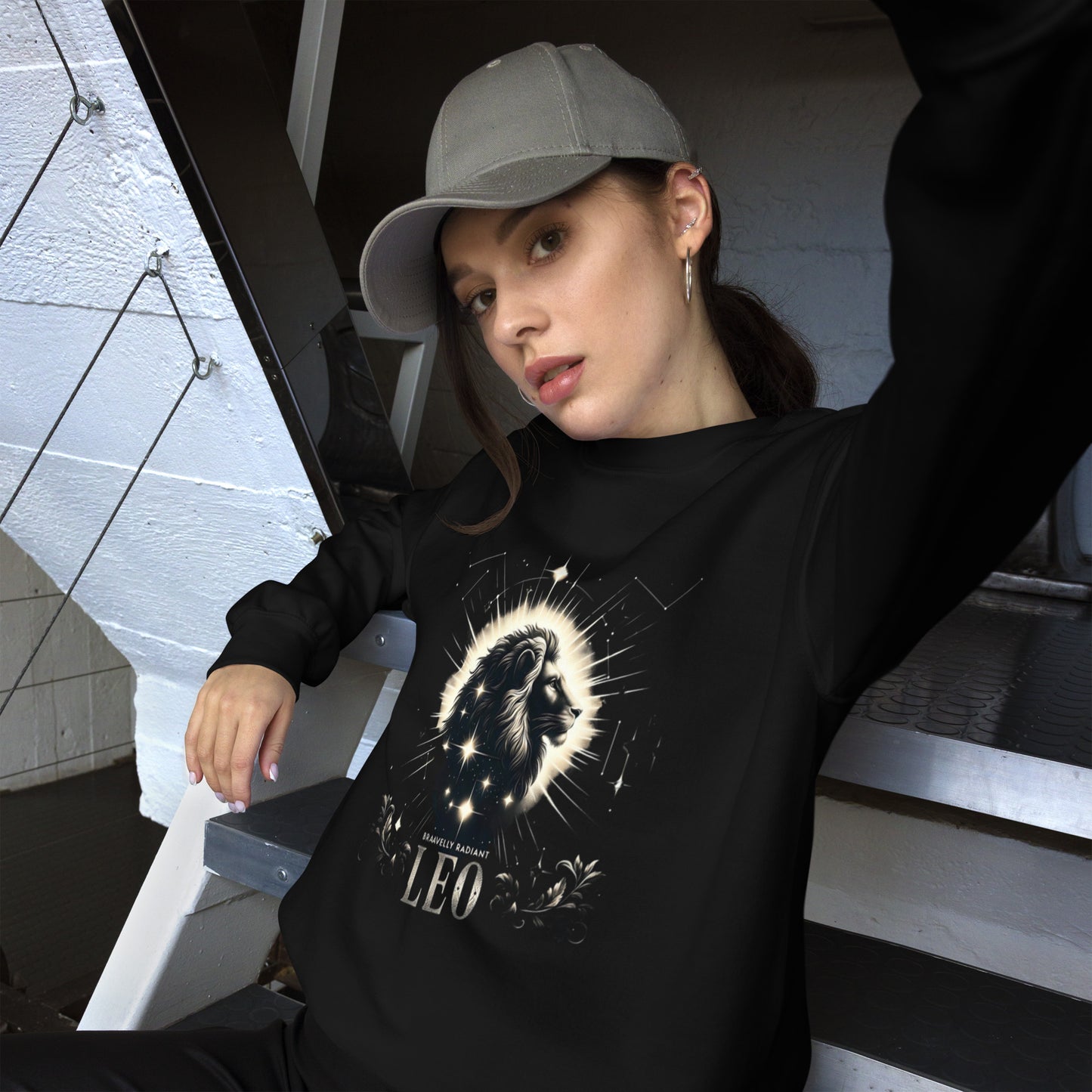 Leo Radiant Regal Unisex Sweatshirt