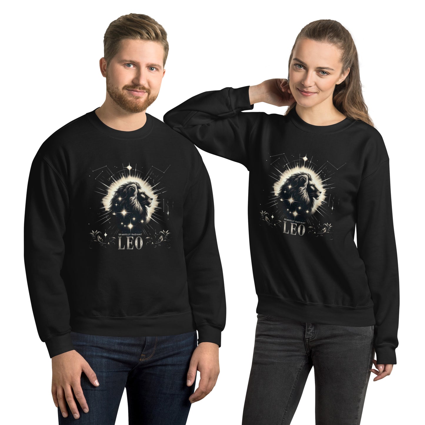 Leo Radiant Regal Unisex Sweatshirt