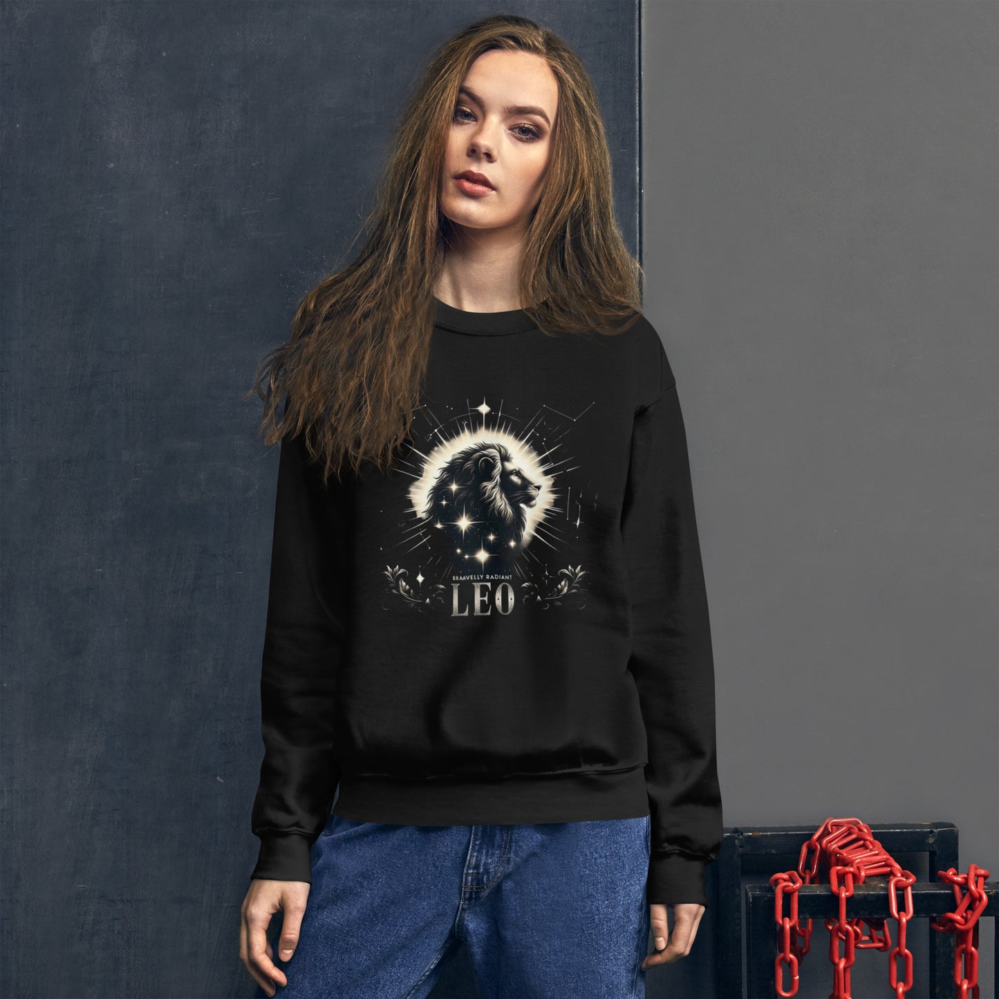 Leo Radiant Regal Unisex Sweatshirt