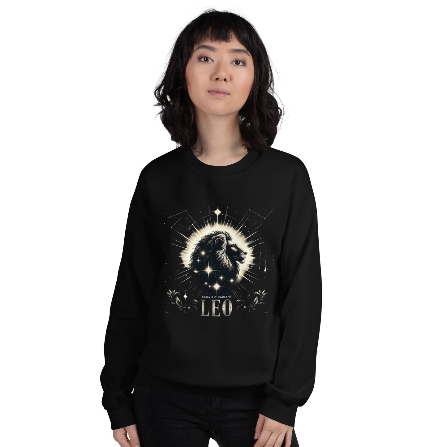 Leo Radiant Regal Unisex Sweatshirt