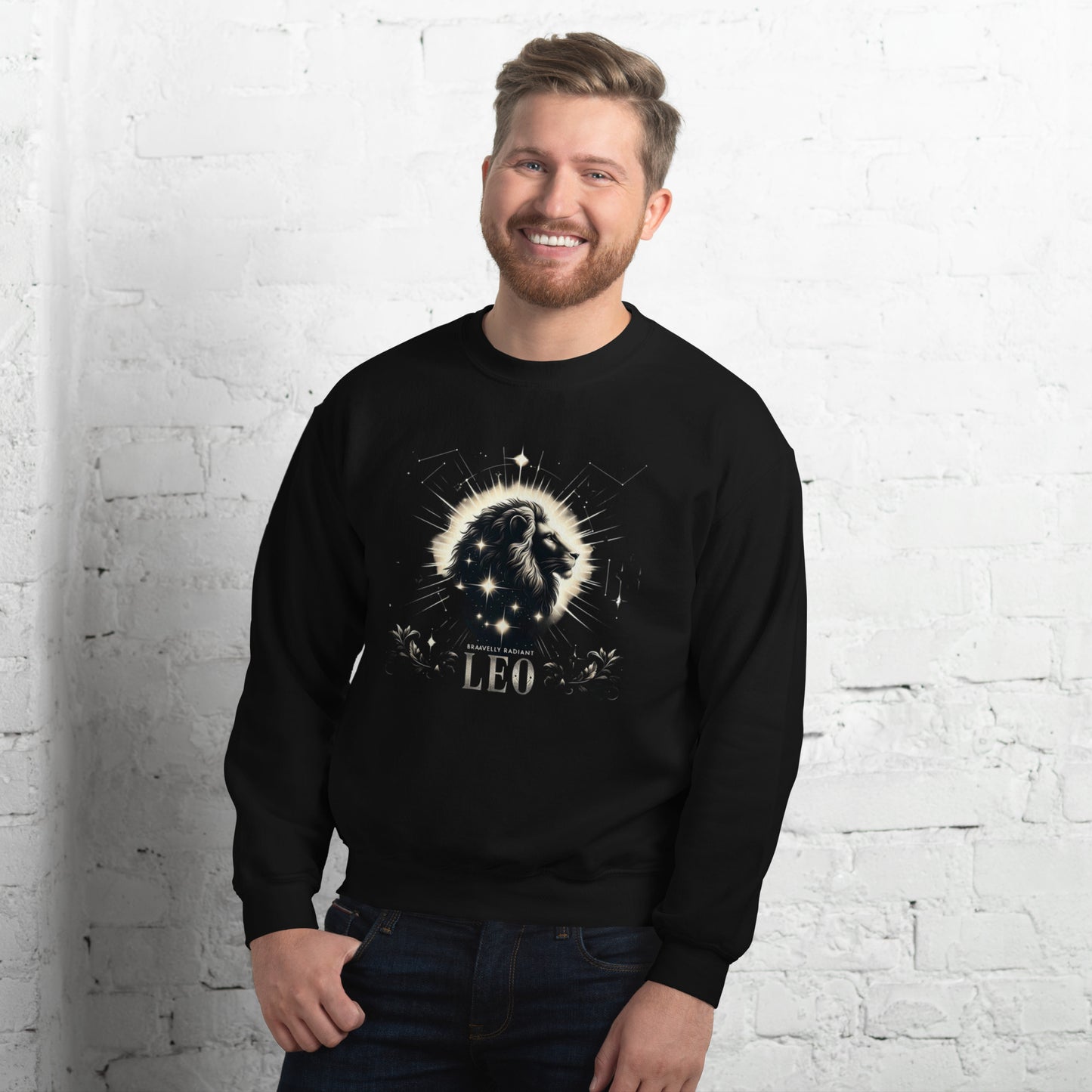 Leo Radiant Regal Unisex Sweatshirt