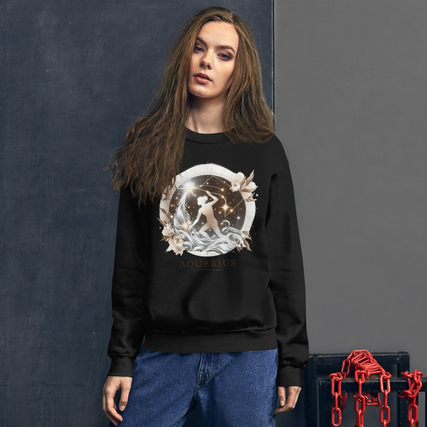 Aquarius Water Bearer Unisex Sweatshirt