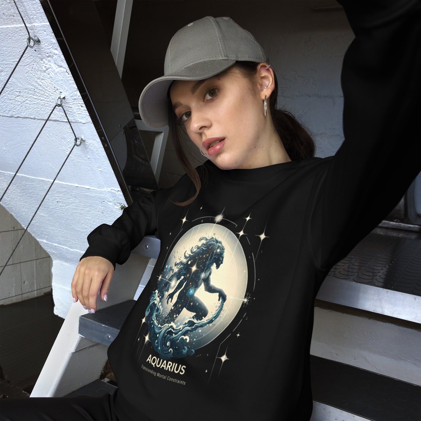 Aquarius Lunar Breeze Unisex Sweatshirt