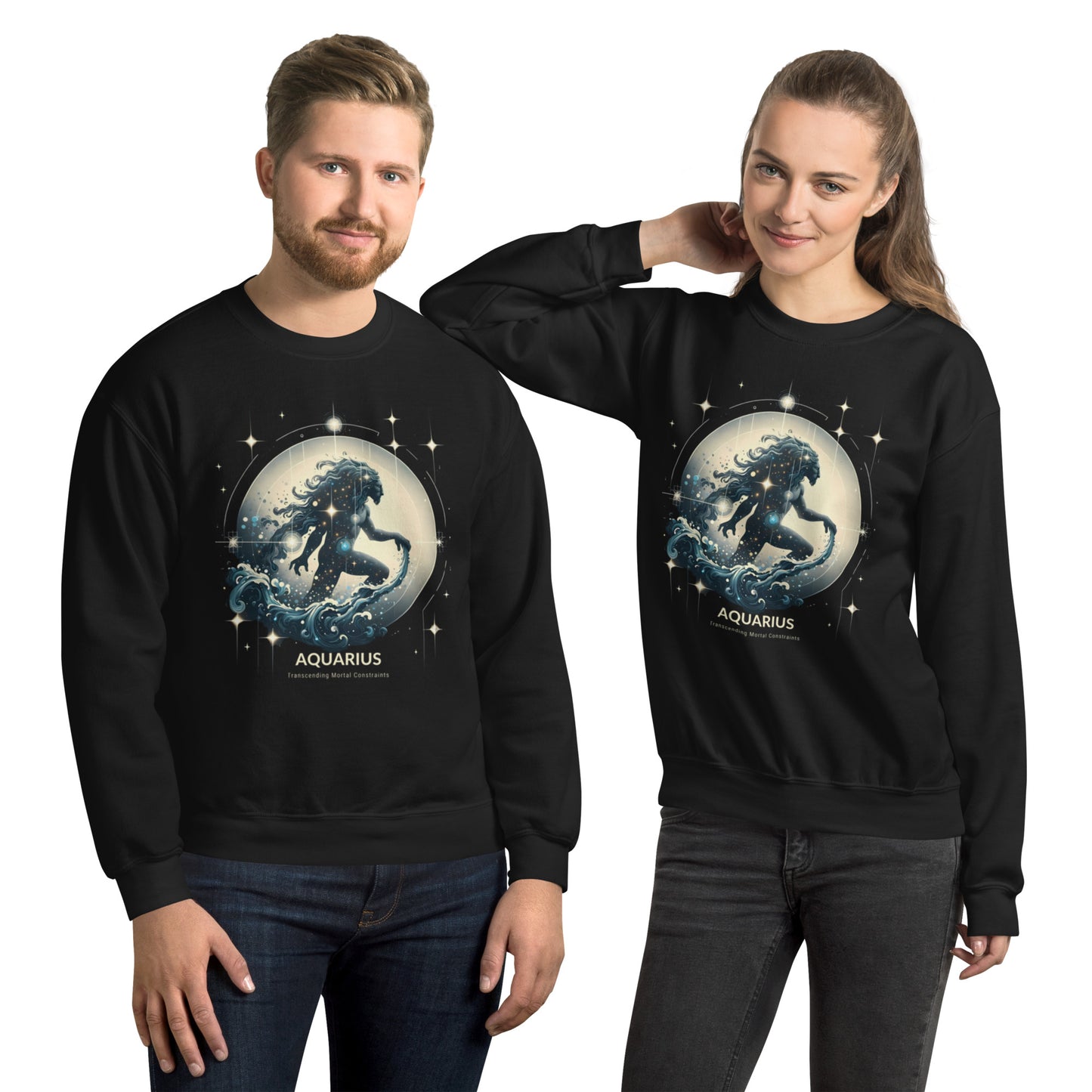 Aquarius Lunar Breeze Unisex Sweatshirt