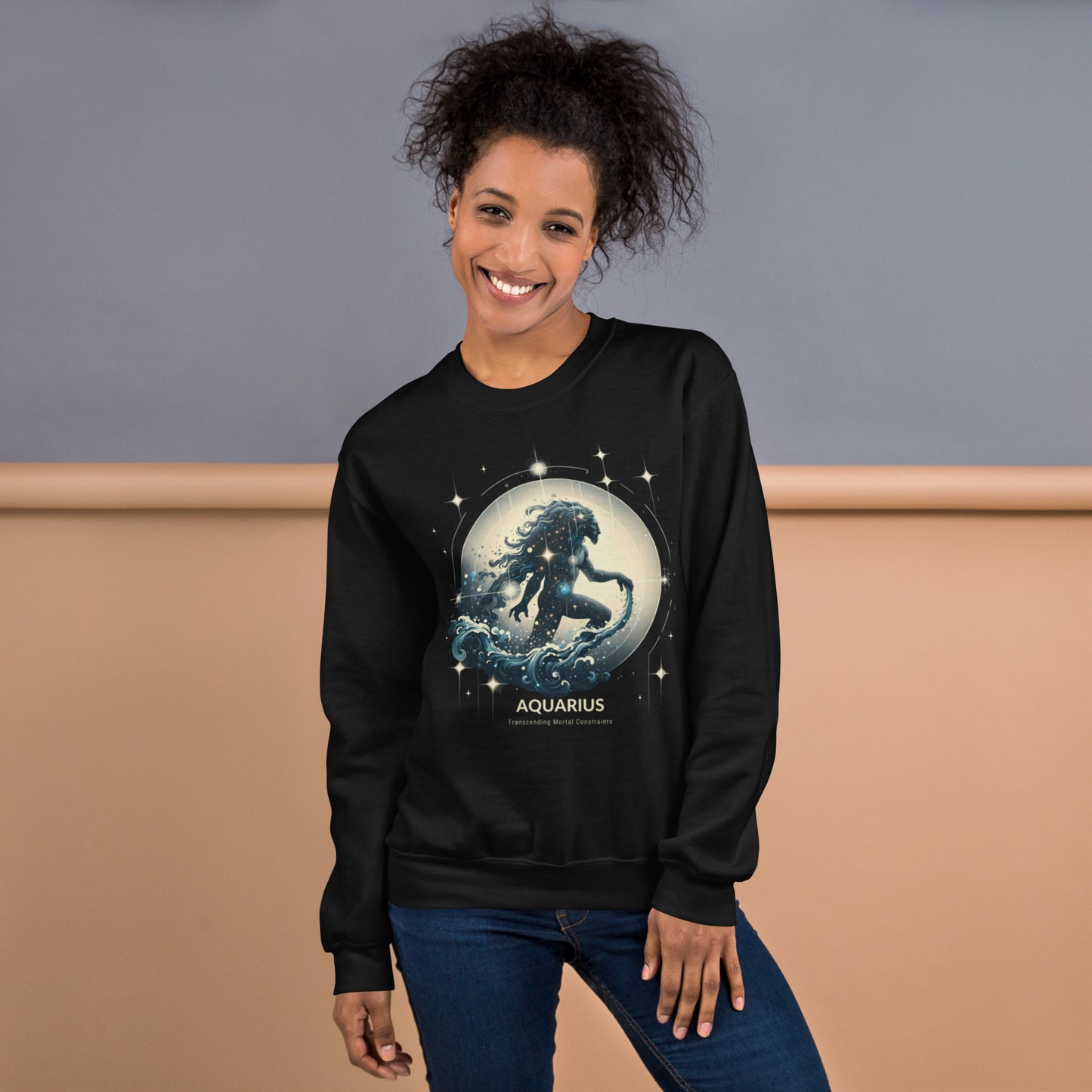 Aquarius Lunar Breeze Unisex Sweatshirt