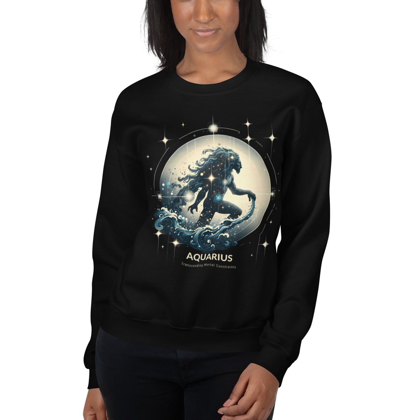 Aquarius Lunar Breeze Unisex Sweatshirt