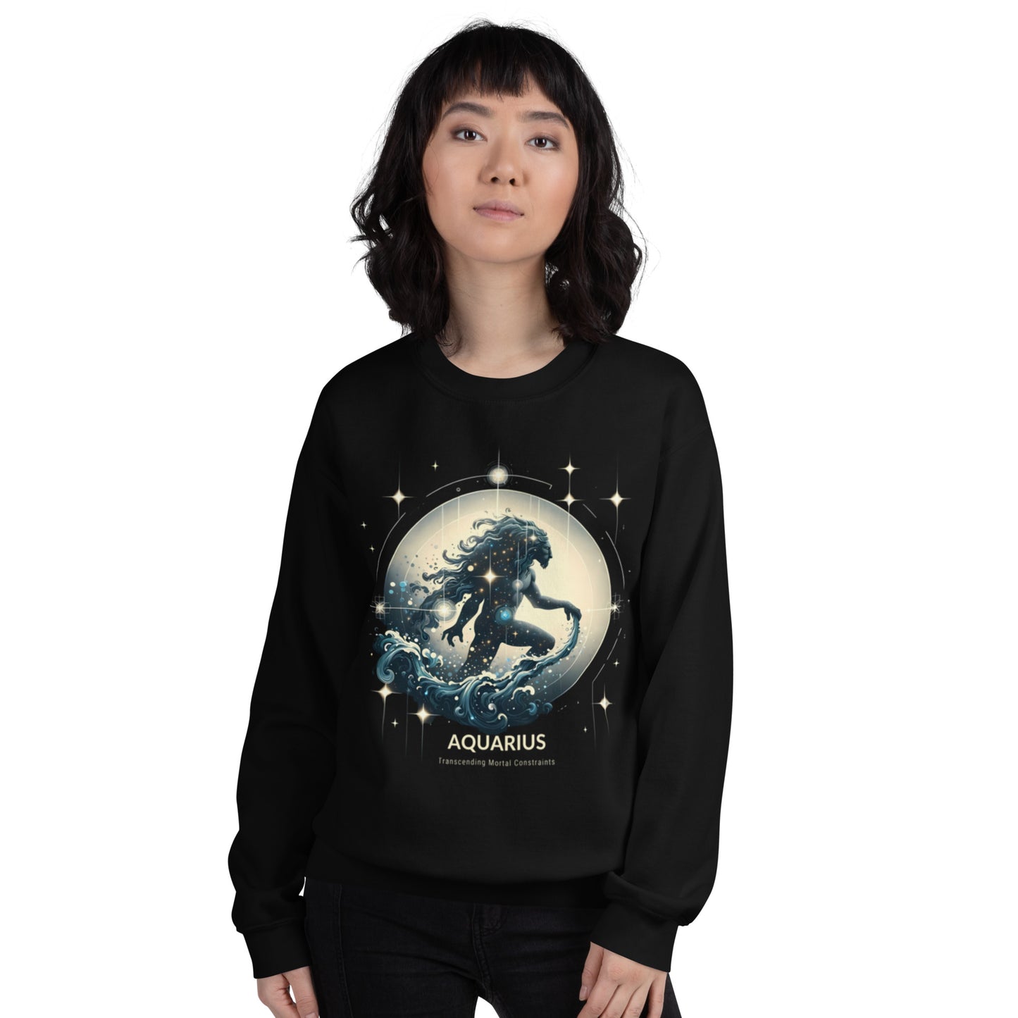 Aquarius Lunar Breeze Unisex Sweatshirt