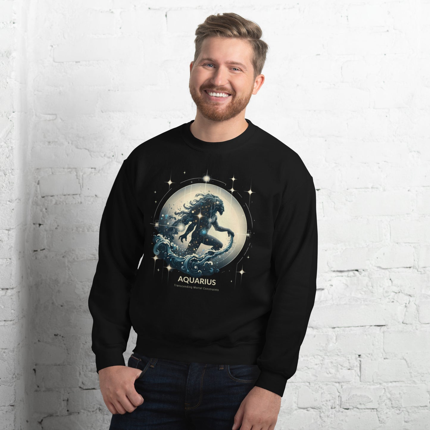 Aquarius Lunar Breeze Unisex Sweatshirt