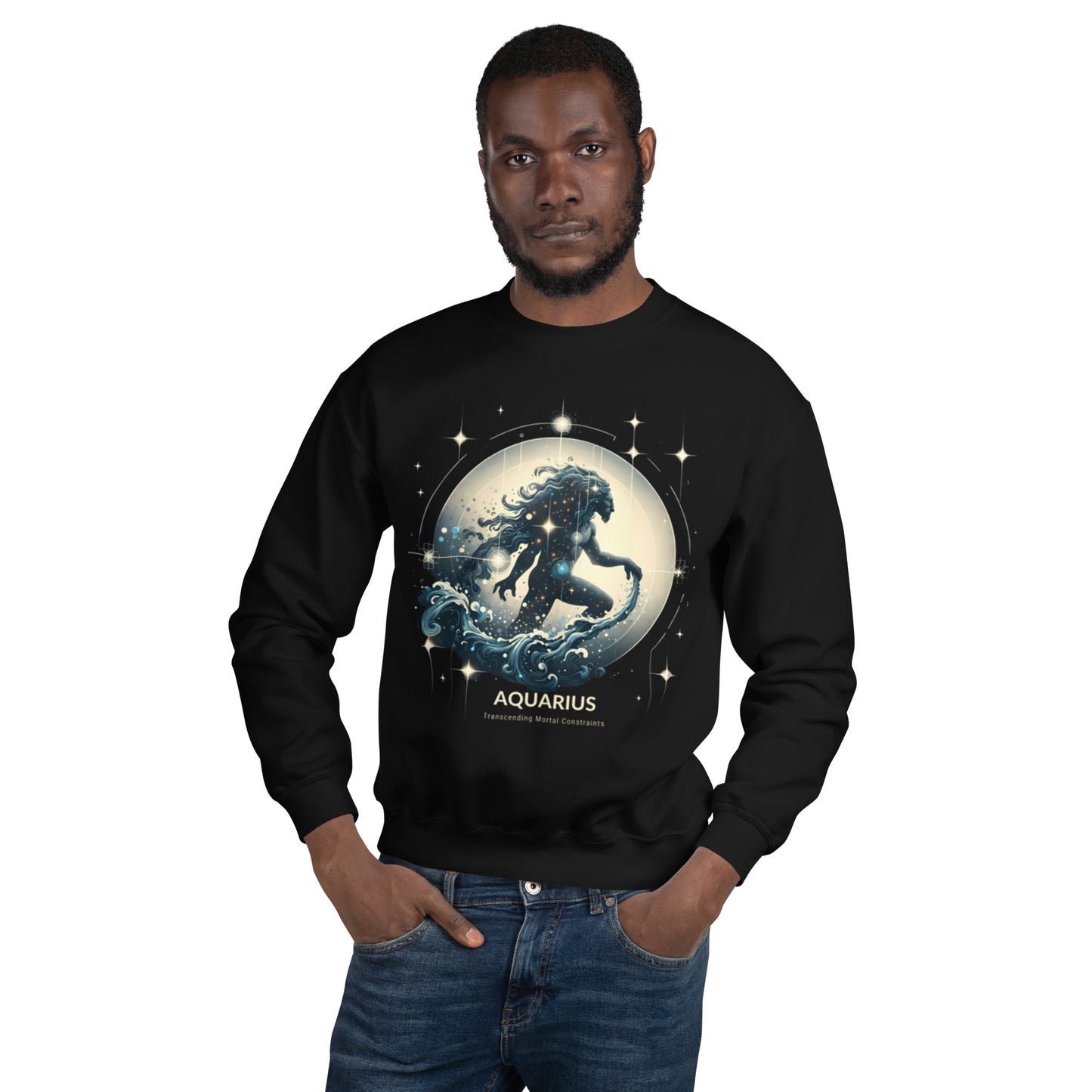 Aquarius Lunar Breeze Unisex Sweatshirt