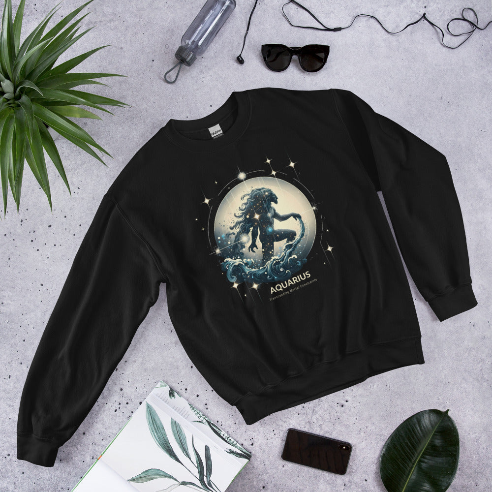 Aquarius Lunar Breeze Unisex Sweatshirt