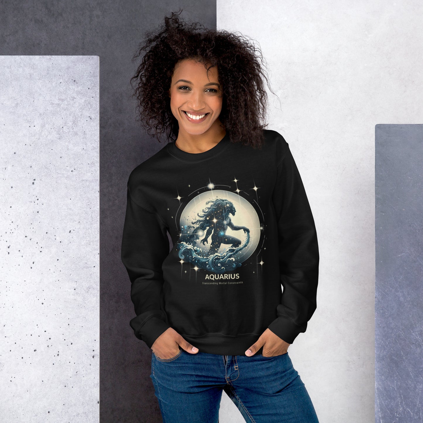 Aquarius Lunar Breeze Unisex Sweatshirt