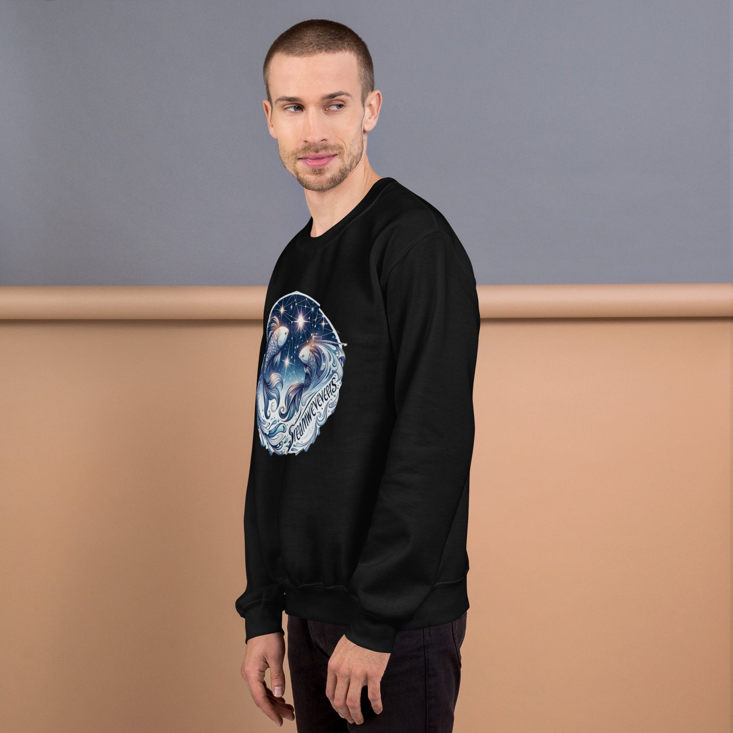 Pisces Celestial Harmony Unisex Sweatshirt