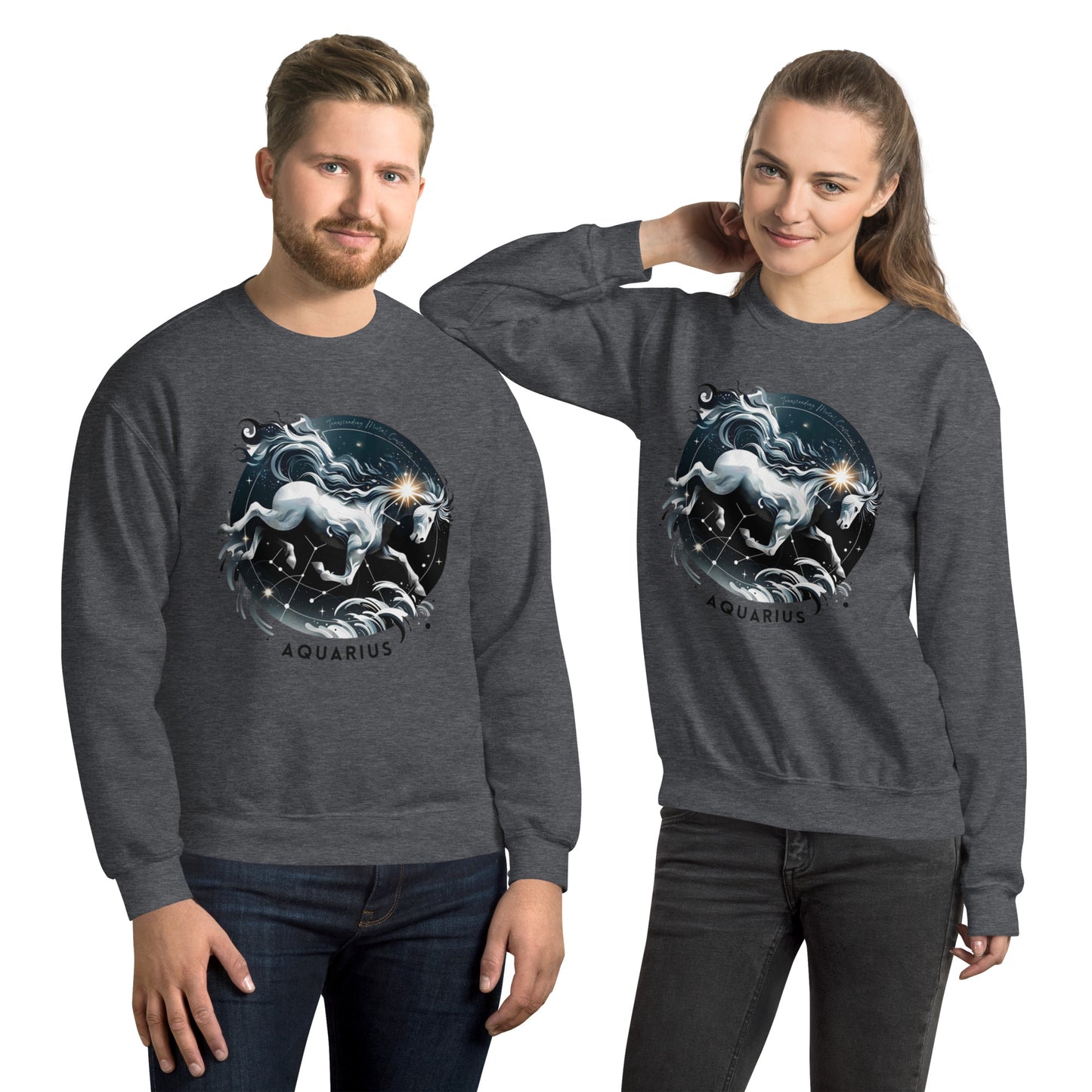 Aquarius Ethereal Flow Unisex Sweatshirt