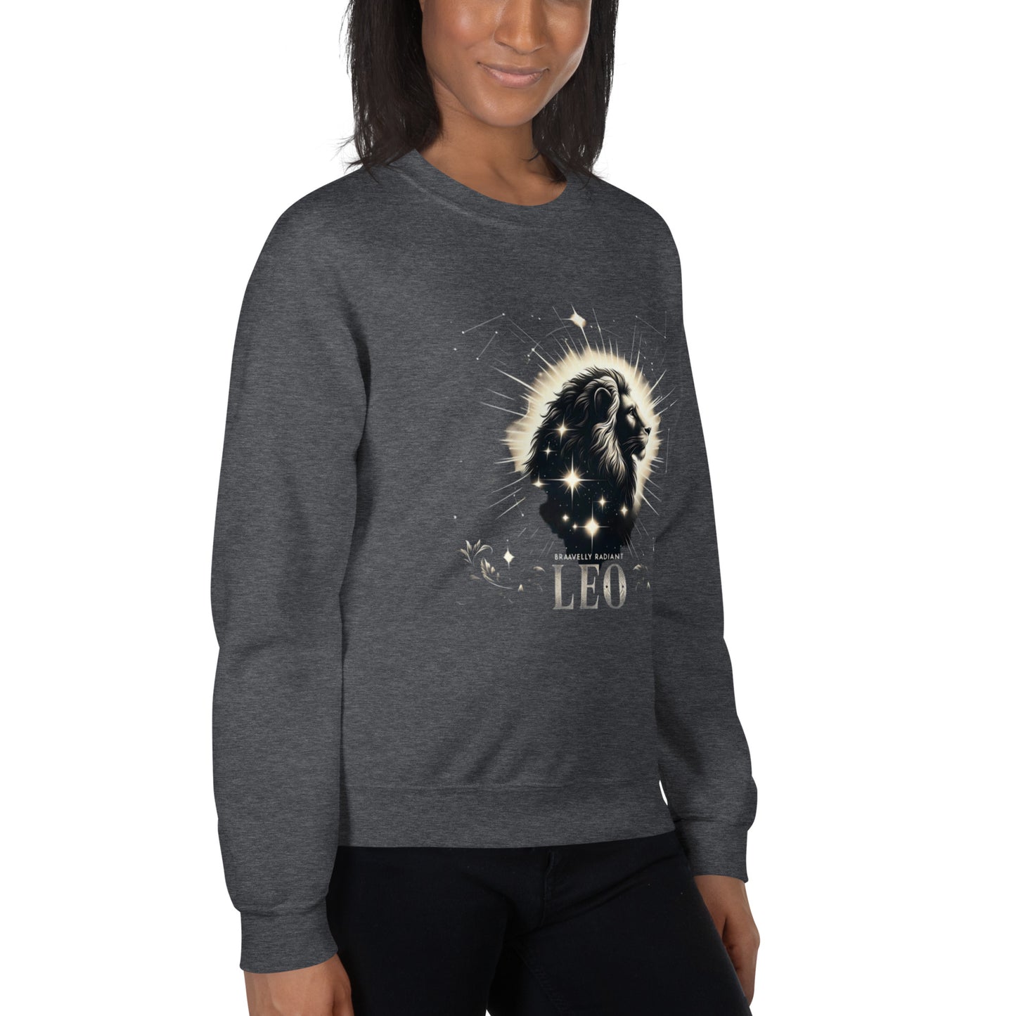 Leo Radiant Regal Unisex Sweatshirt