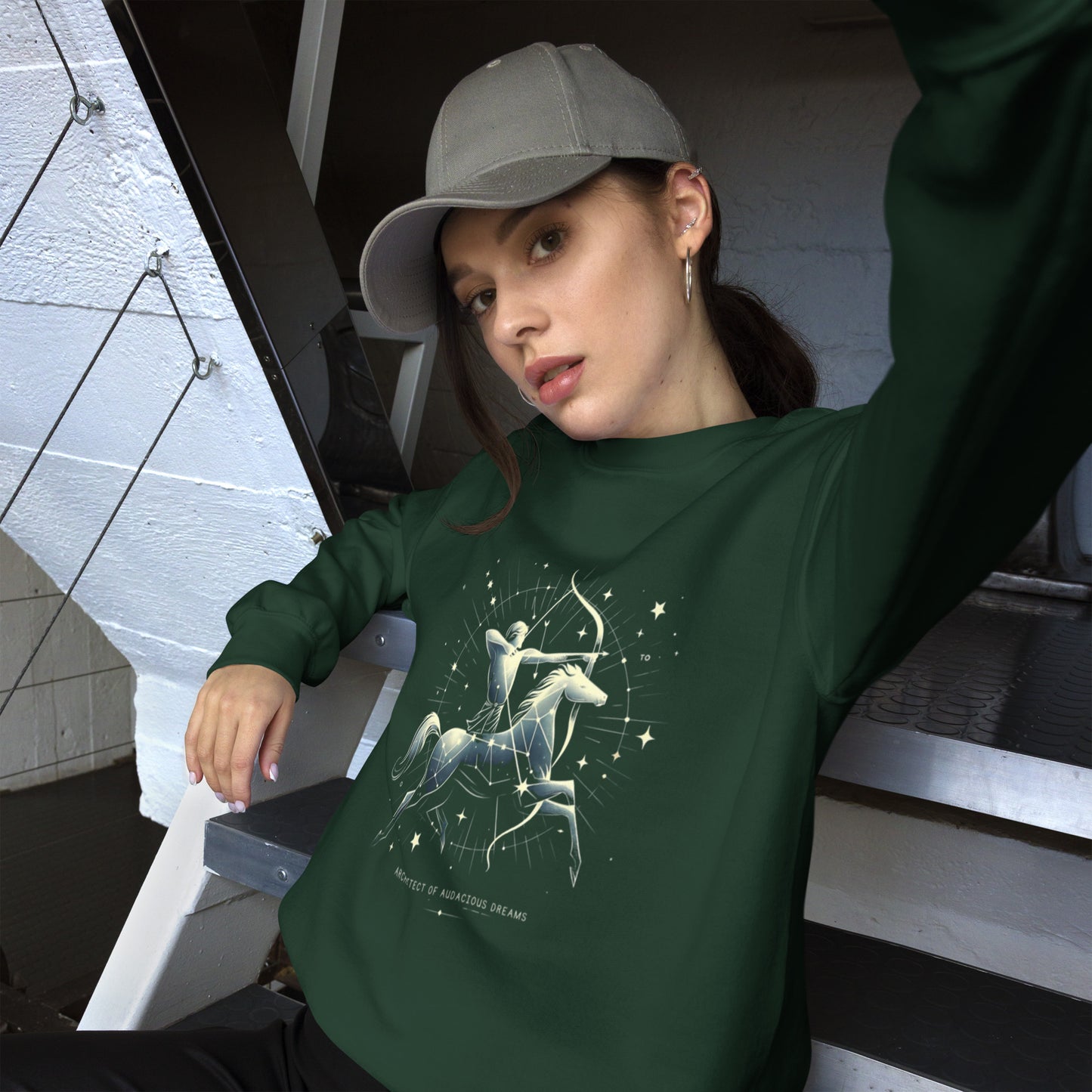 Sagittarius Celestial Archer Unisex Sweatshirt