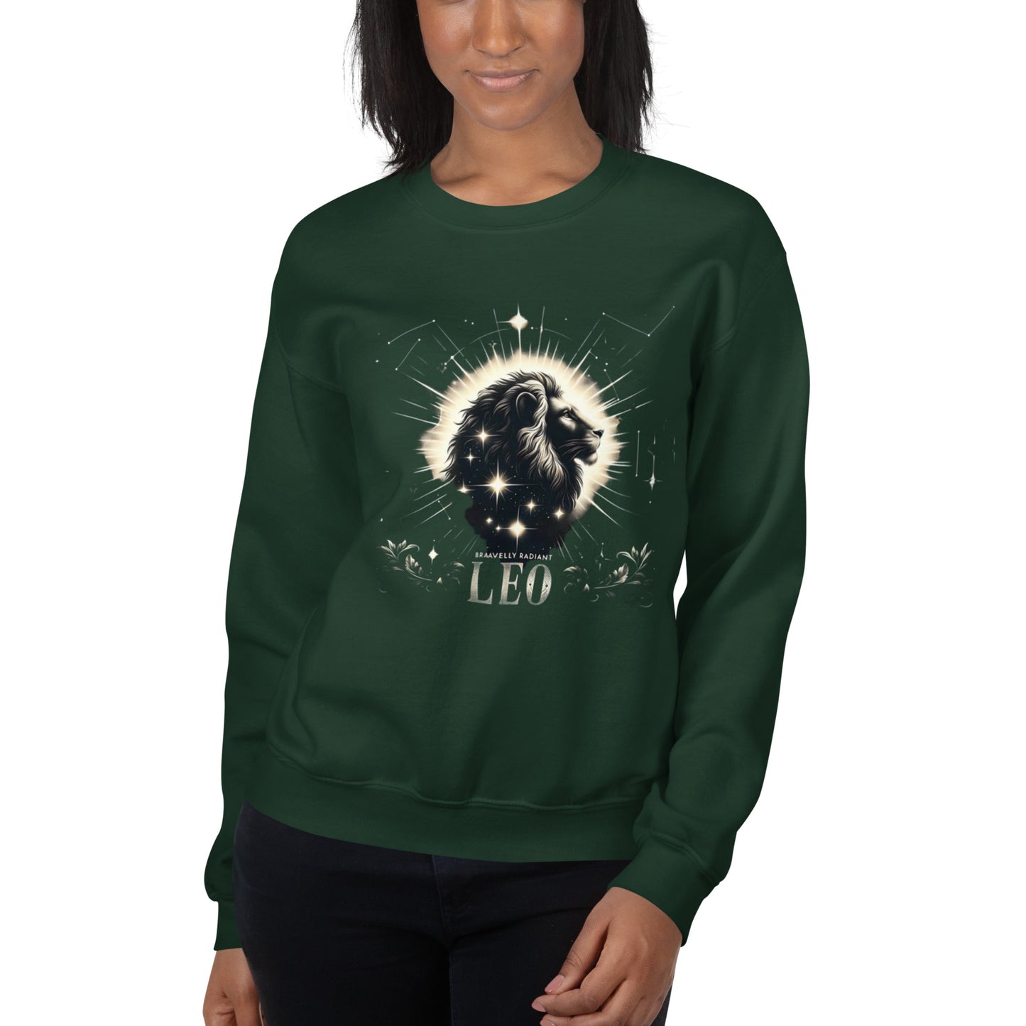 Leo Radiant Regal Unisex Sweatshirt