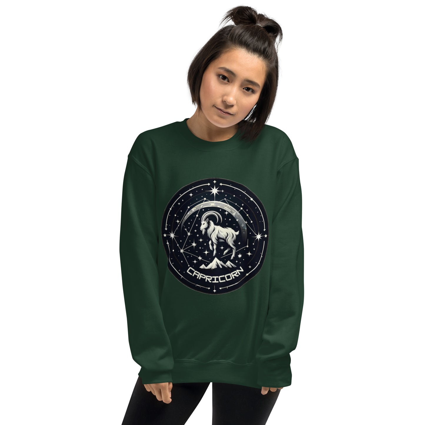 Capricorn Zodiac Wheel Unisex Sweatshirt