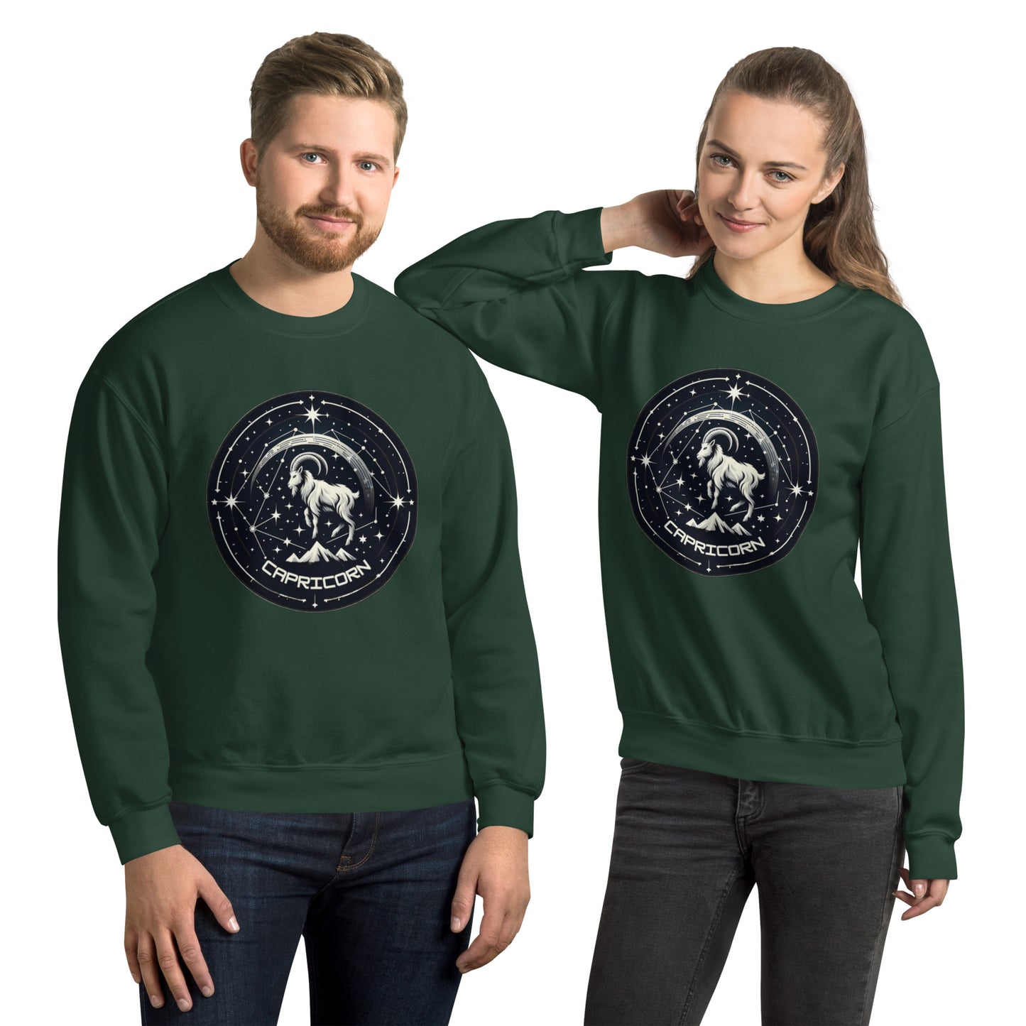 Capricorn Zodiac Wheel Unisex Sweatshirt