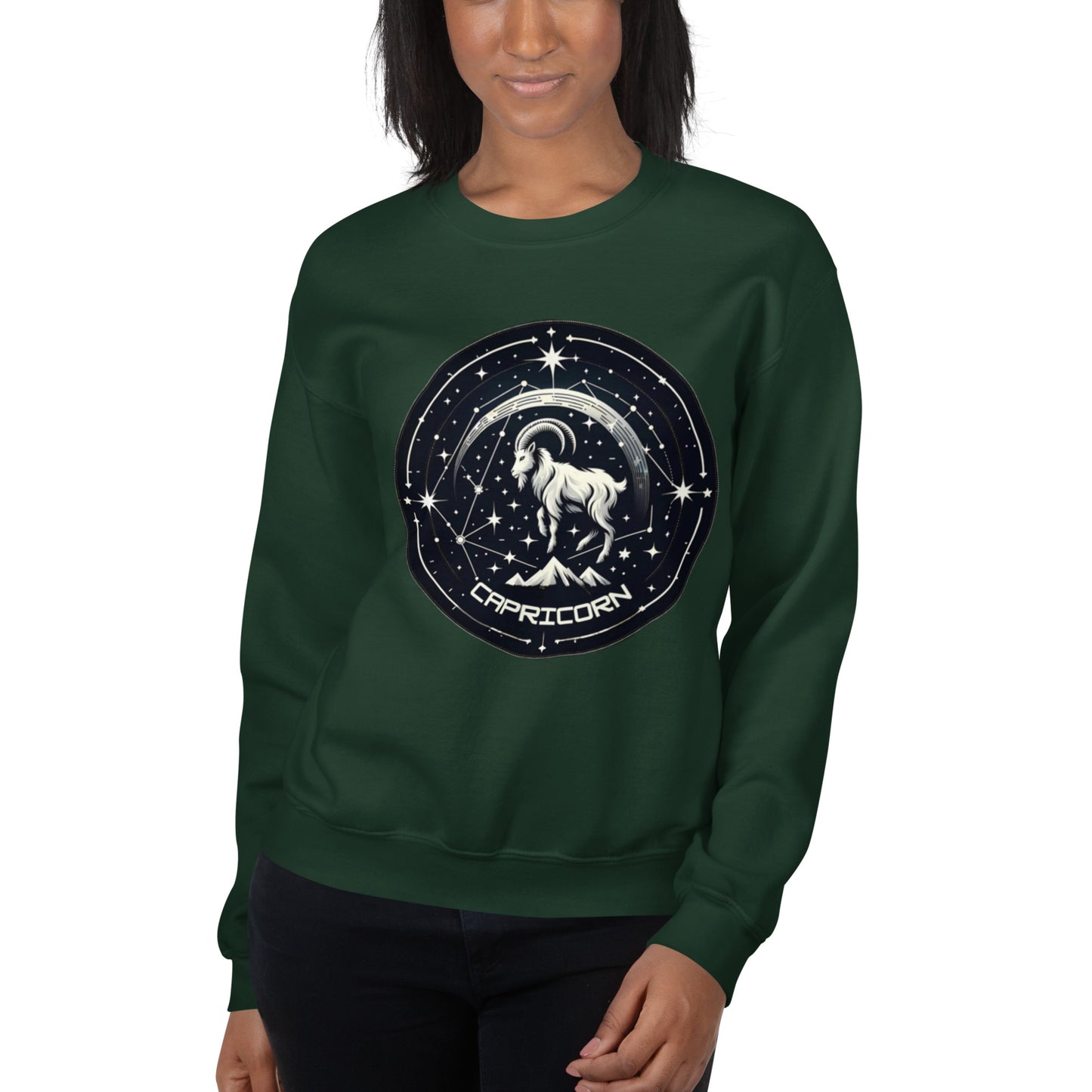 Capricorn Zodiac Wheel Unisex Sweatshirt