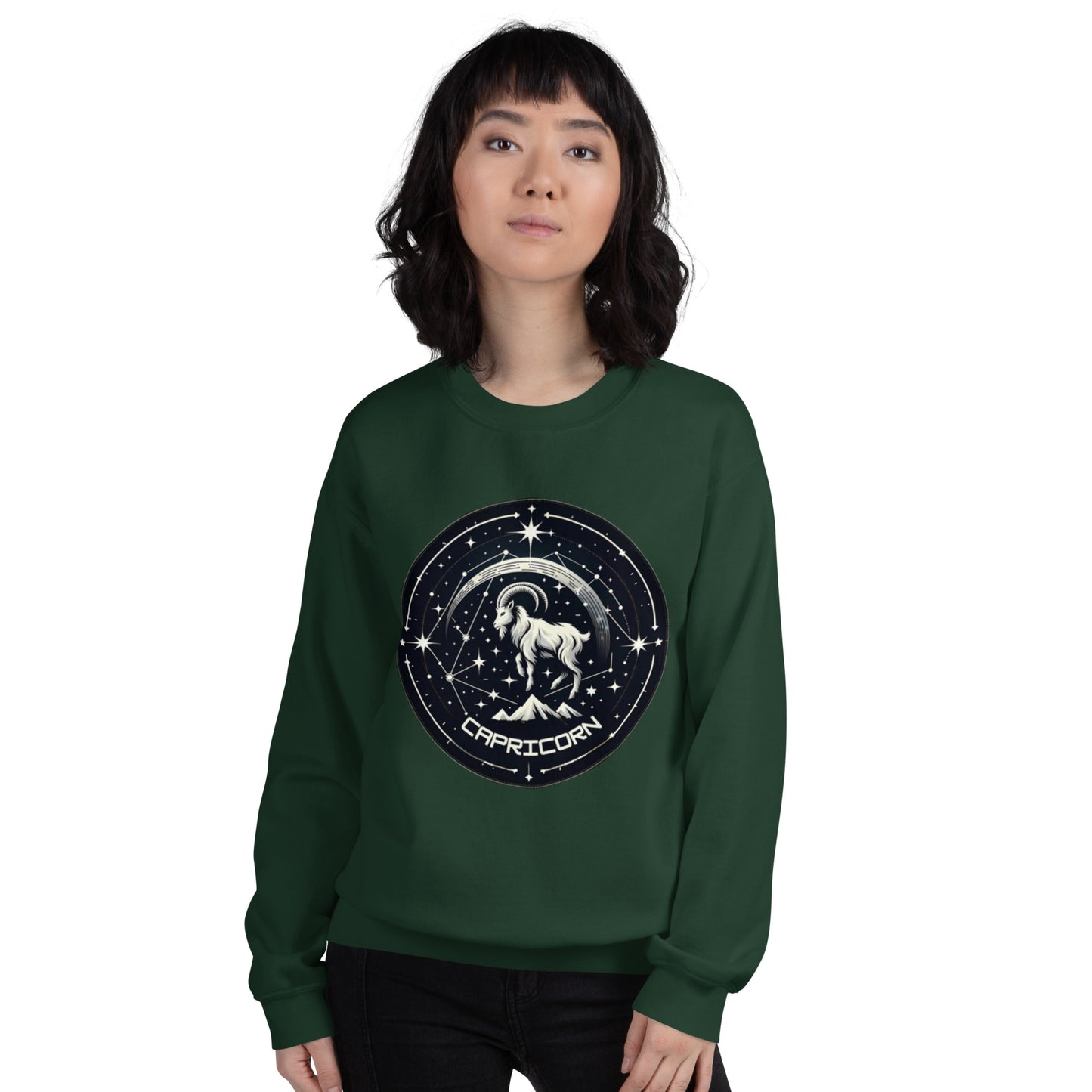 Capricorn Zodiac Wheel Unisex Sweatshirt