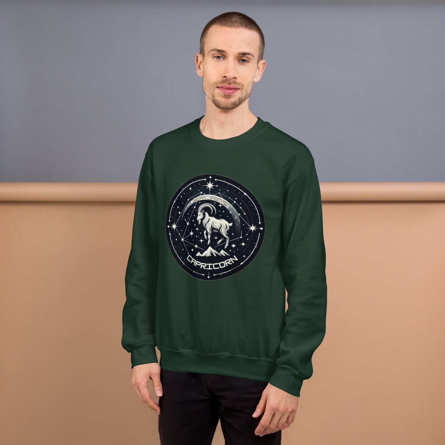 Capricorn Zodiac Wheel Unisex Sweatshirt