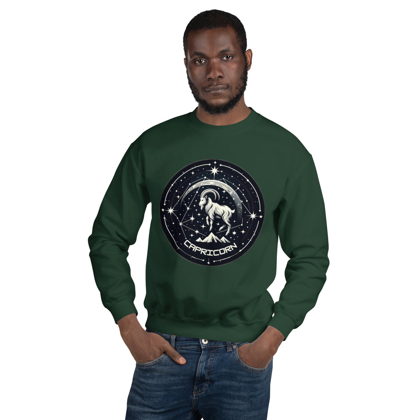 Capricorn Zodiac Wheel Unisex Sweatshirt