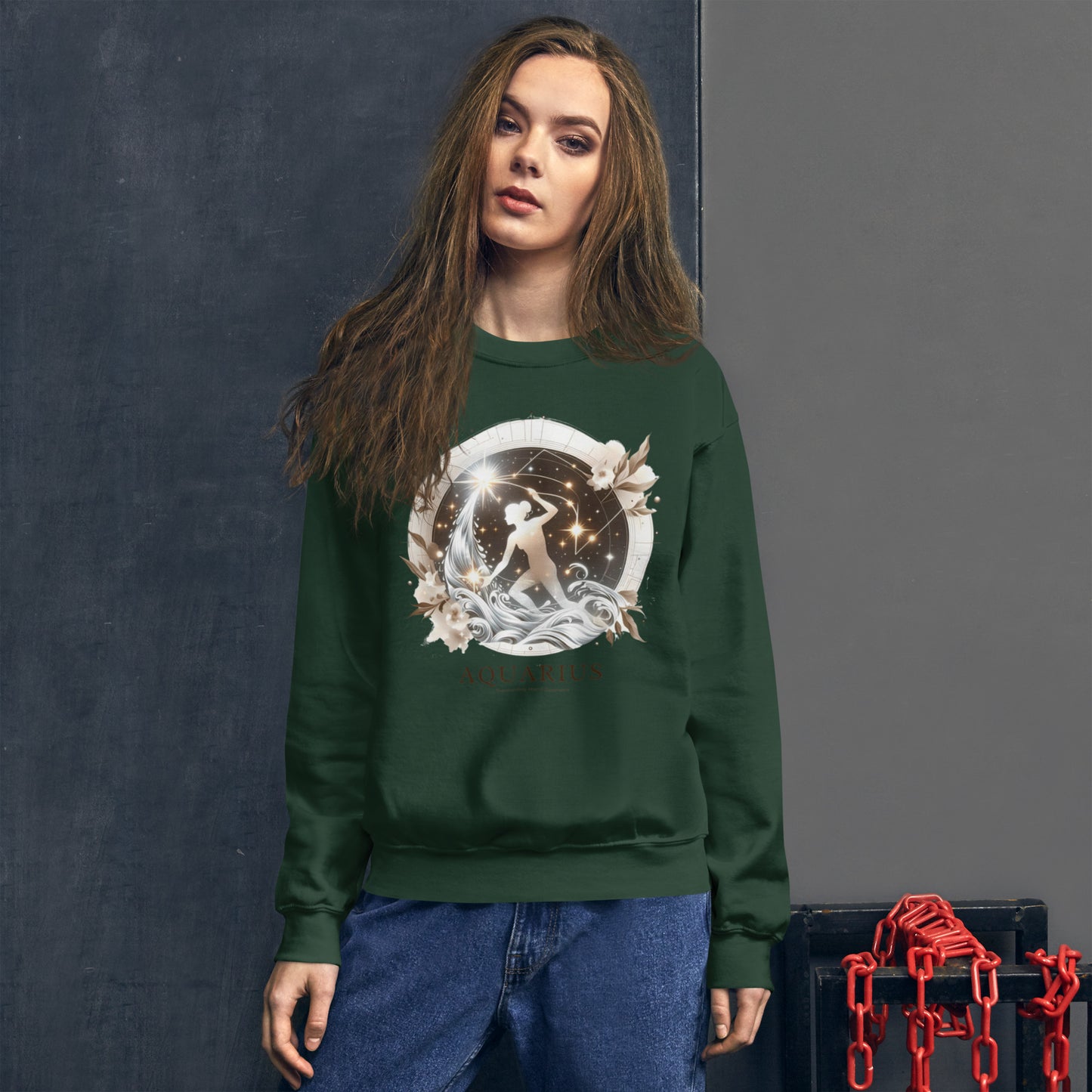 Aquarius Water Bearer Unisex Sweatshirt