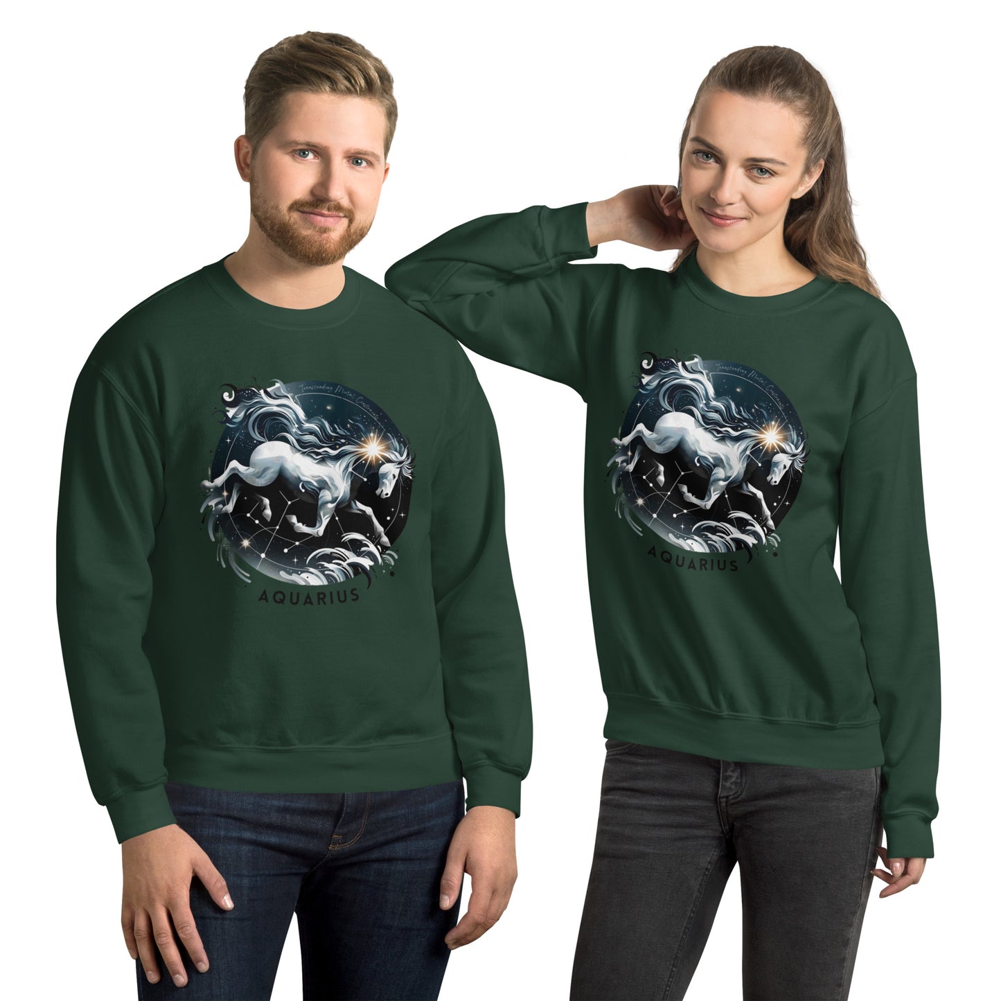 Aquarius Ethereal Flow Unisex Sweatshirt