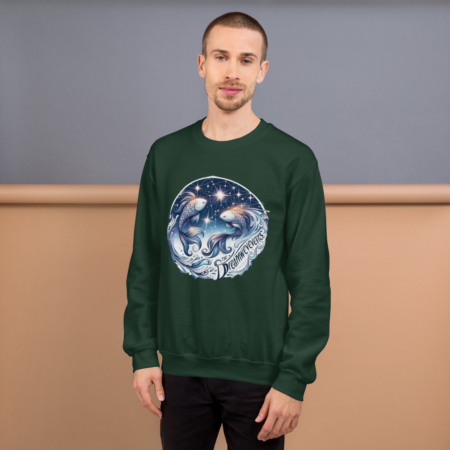 Pisces Celestial Harmony Unisex Sweatshirt