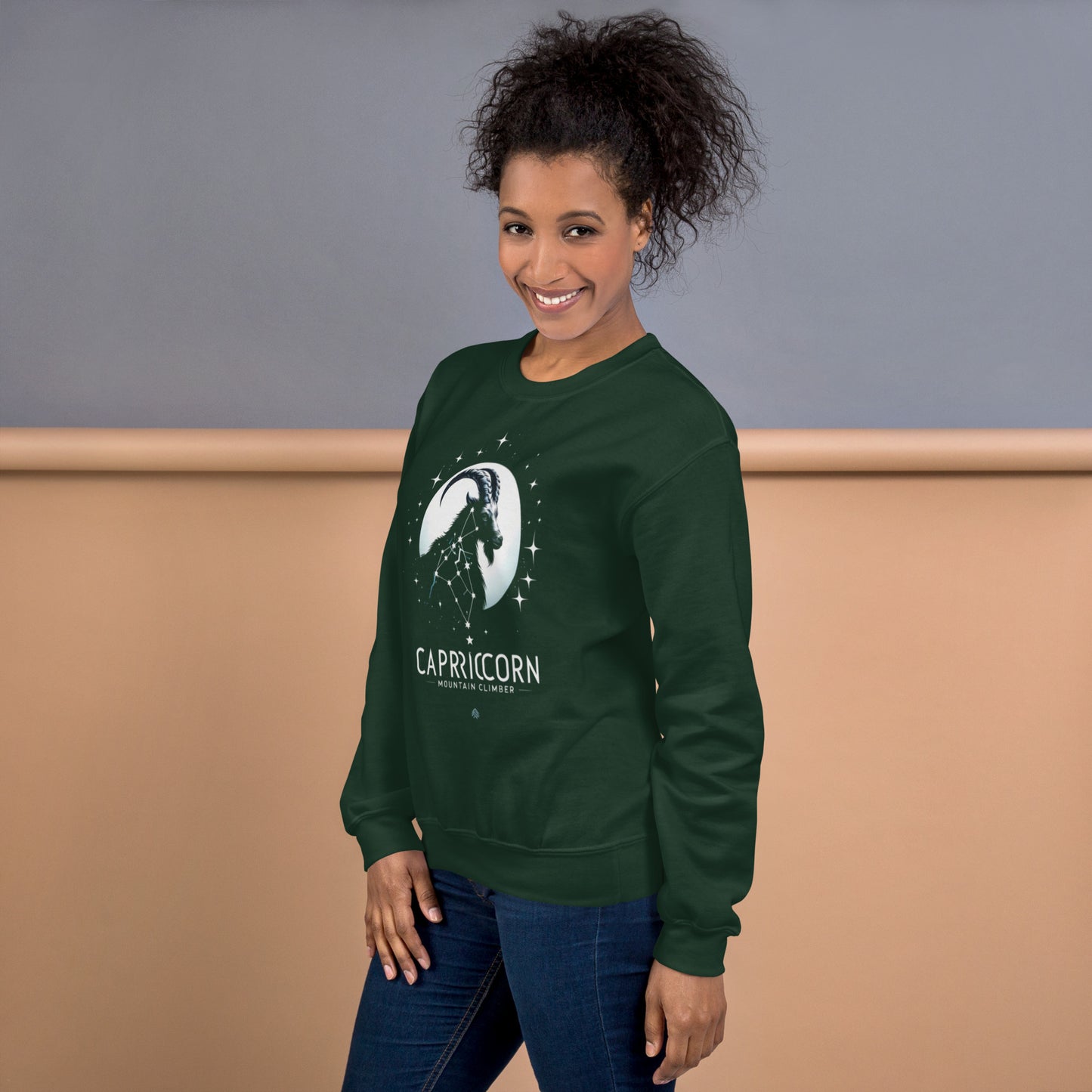 Capricorn Moonlit Ascent Unisex Sweatshirt