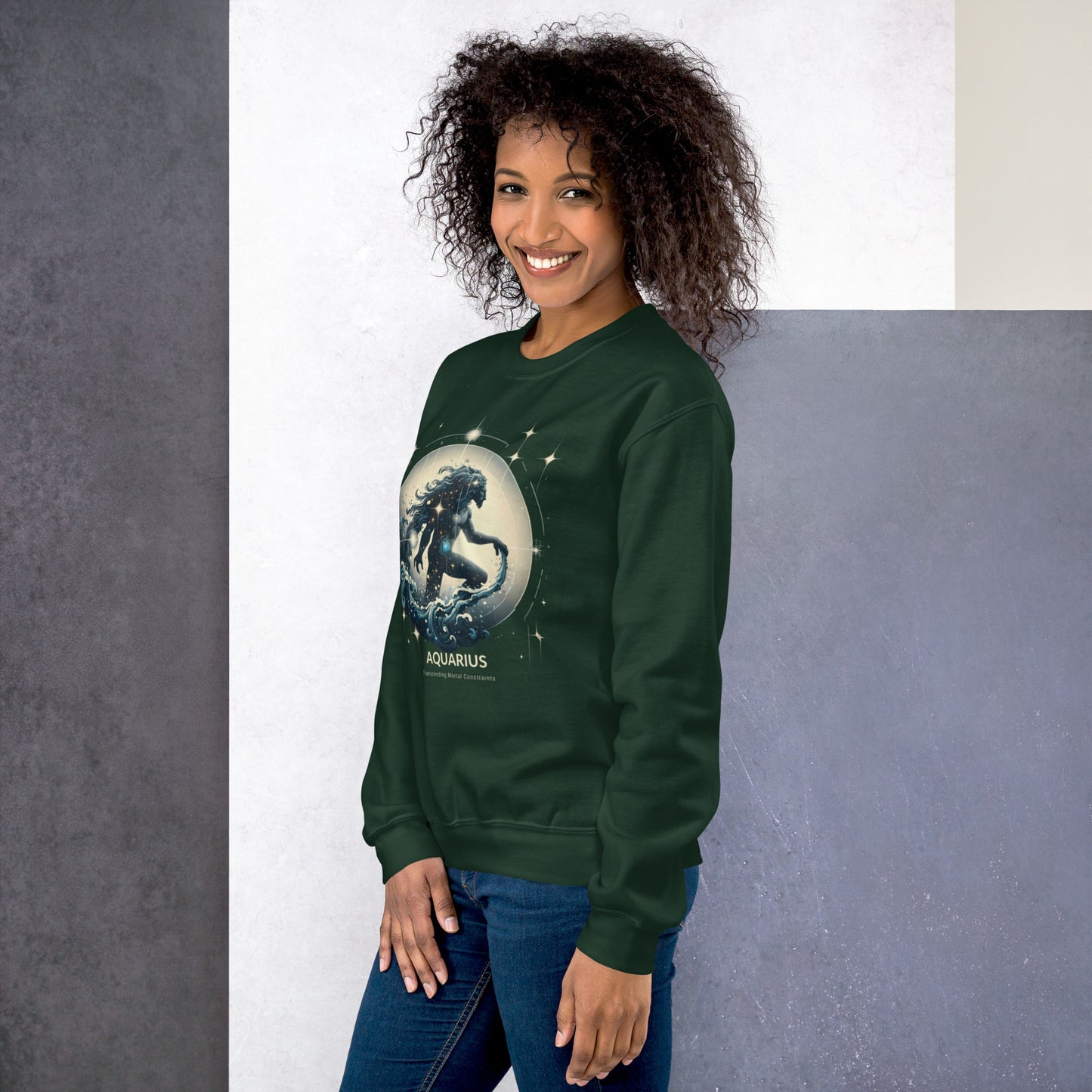 Aquarius Lunar Breeze Unisex Sweatshirt