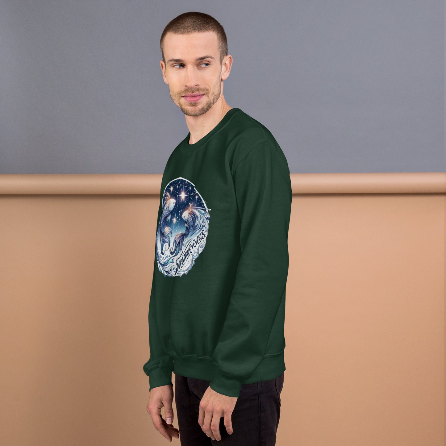 Pisces Celestial Harmony Unisex Sweatshirt