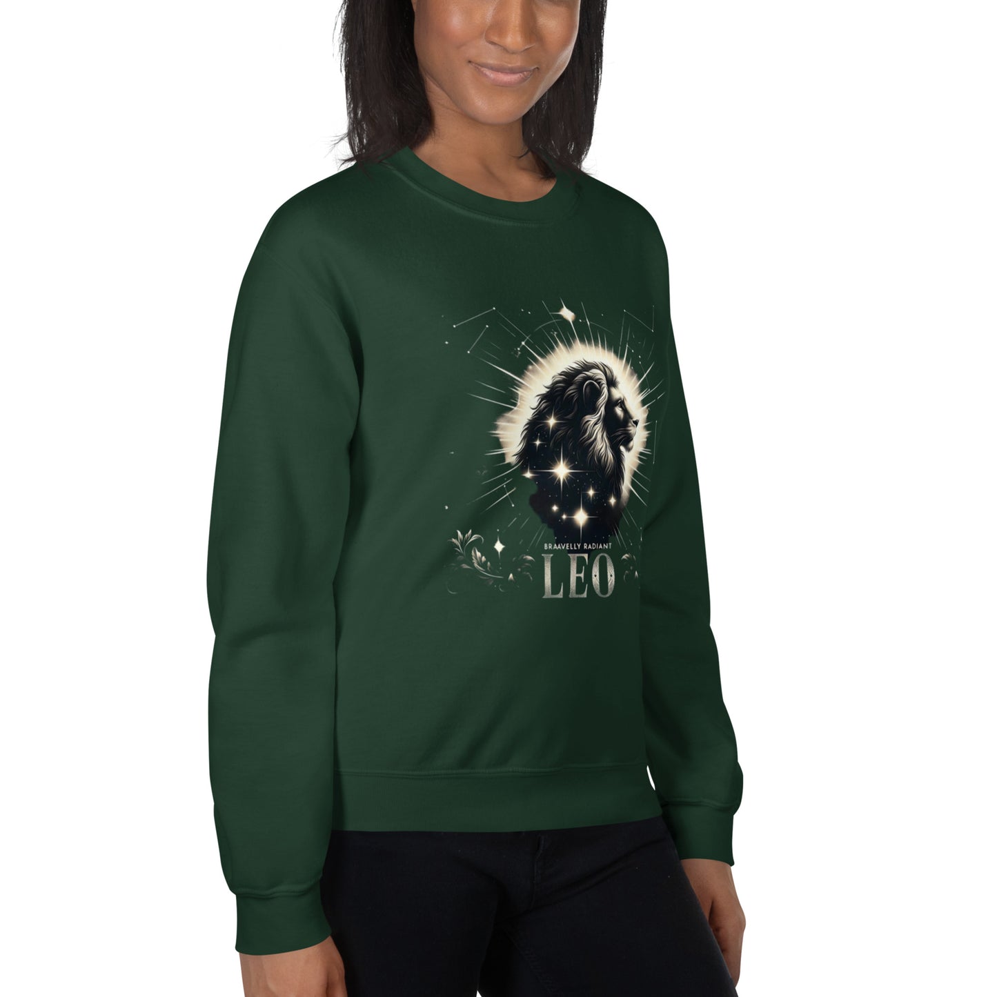 Leo Radiant Regal Unisex Sweatshirt