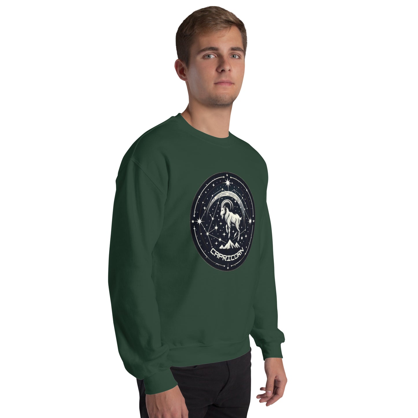 Capricorn Zodiac Wheel Unisex Sweatshirt