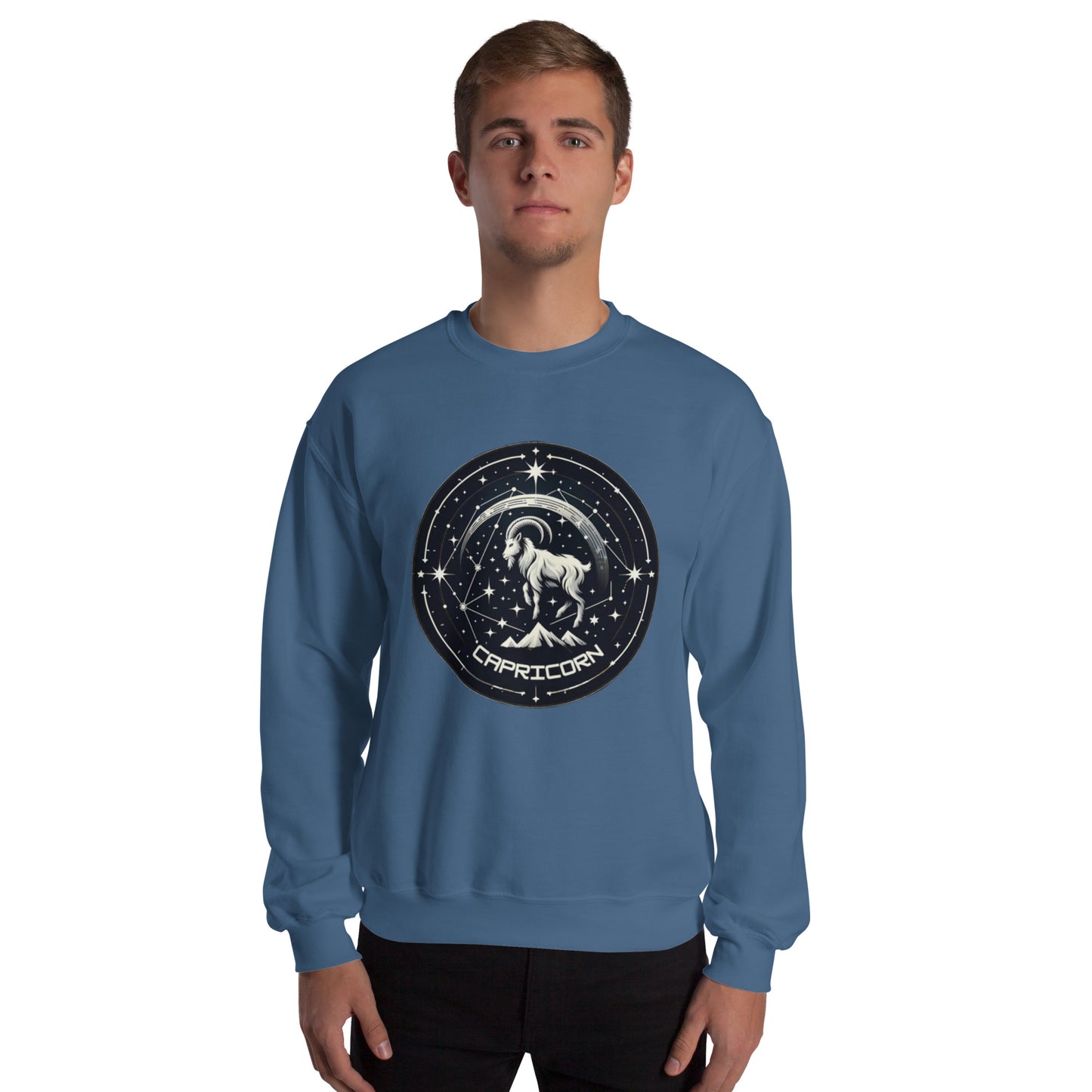 Capricorn Zodiac Wheel Unisex Sweatshirt