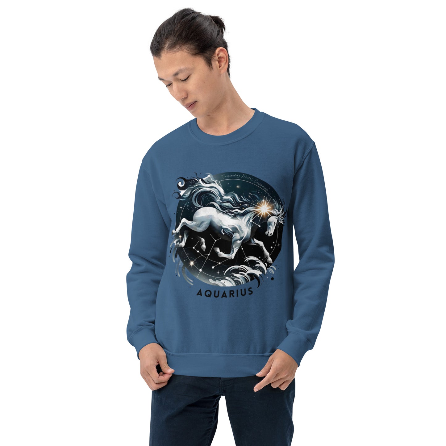 Aquarius Ethereal Flow Unisex Sweatshirt