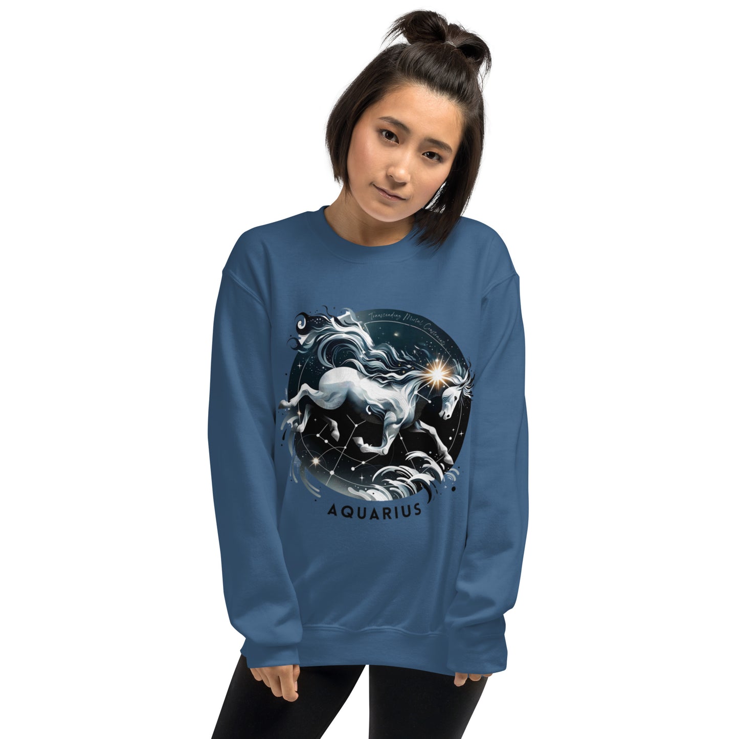 Aquarius Ethereal Flow Unisex Sweatshirt