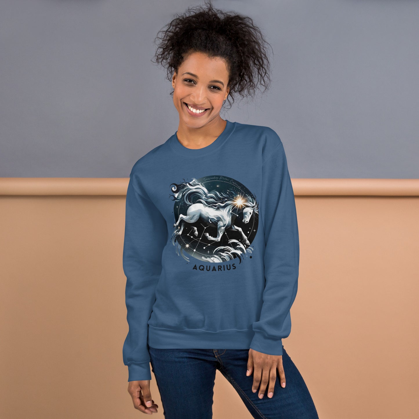 Aquarius Ethereal Flow Unisex Sweatshirt