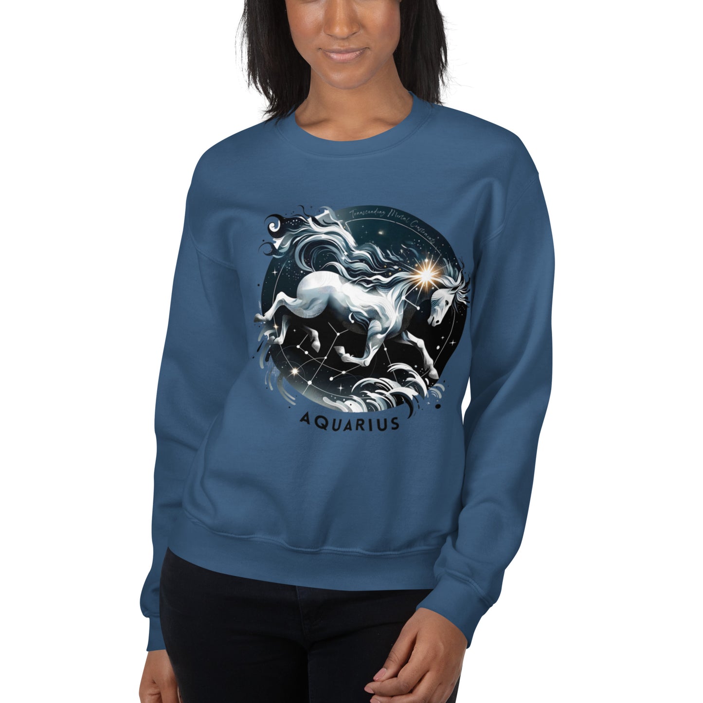 Aquarius Ethereal Flow Unisex Sweatshirt