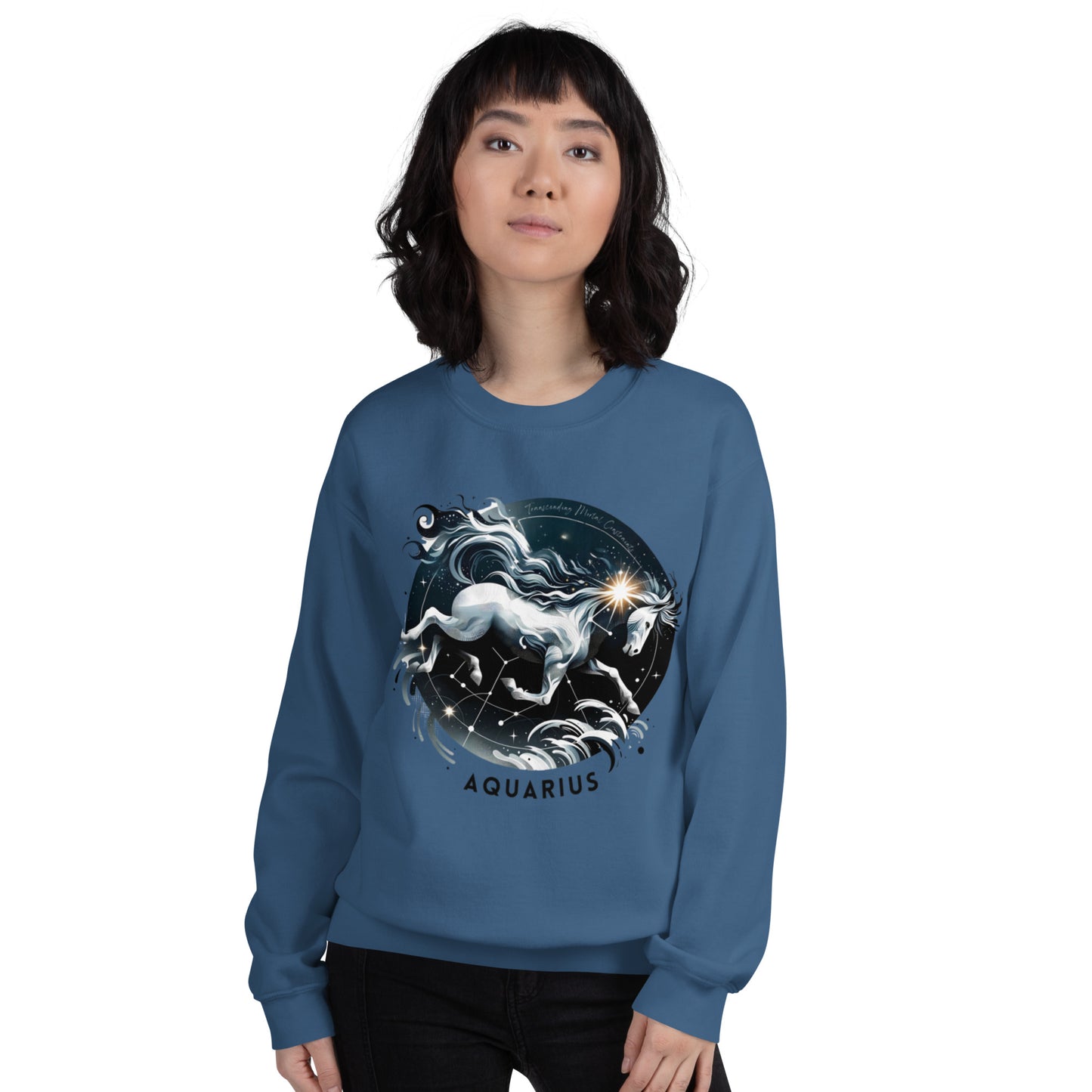 Aquarius Ethereal Flow Unisex Sweatshirt