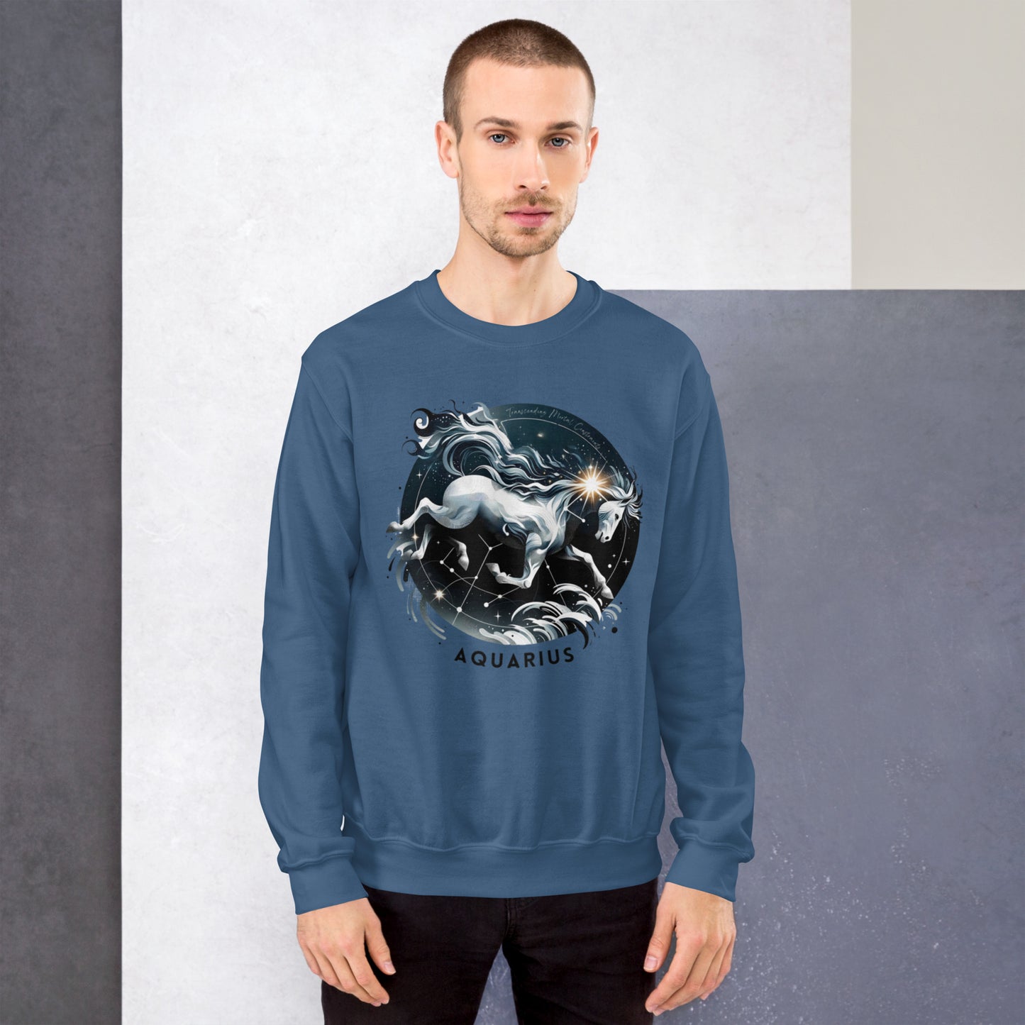 Aquarius Ethereal Flow Unisex Sweatshirt