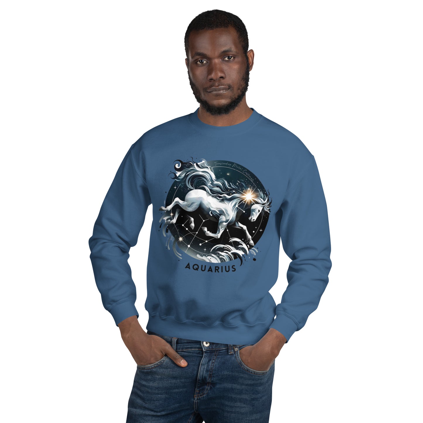 Aquarius Ethereal Flow Unisex Sweatshirt