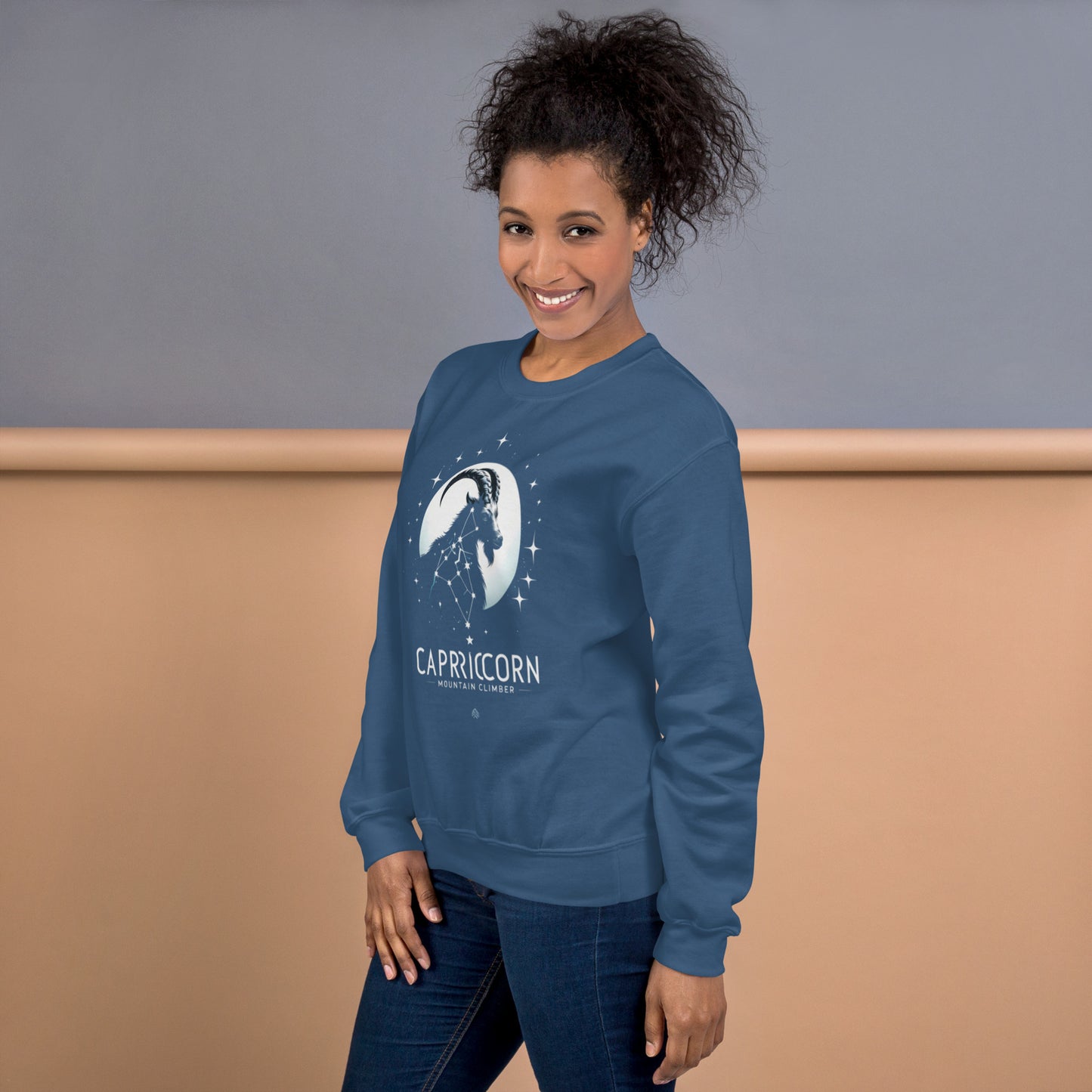 Capricorn Moonlit Ascent Unisex Sweatshirt